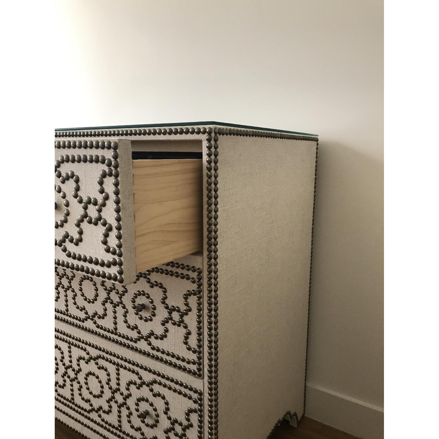 Bernhardt Cabrillo Linen & Nailhead Detail Chest - image-5