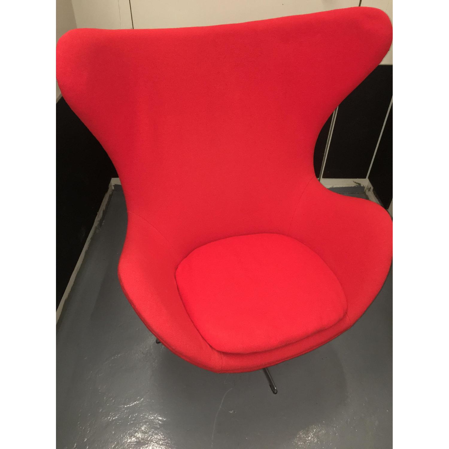 Arne Jacobsen Fritz Hansen Stamped Egg Chair - image-1