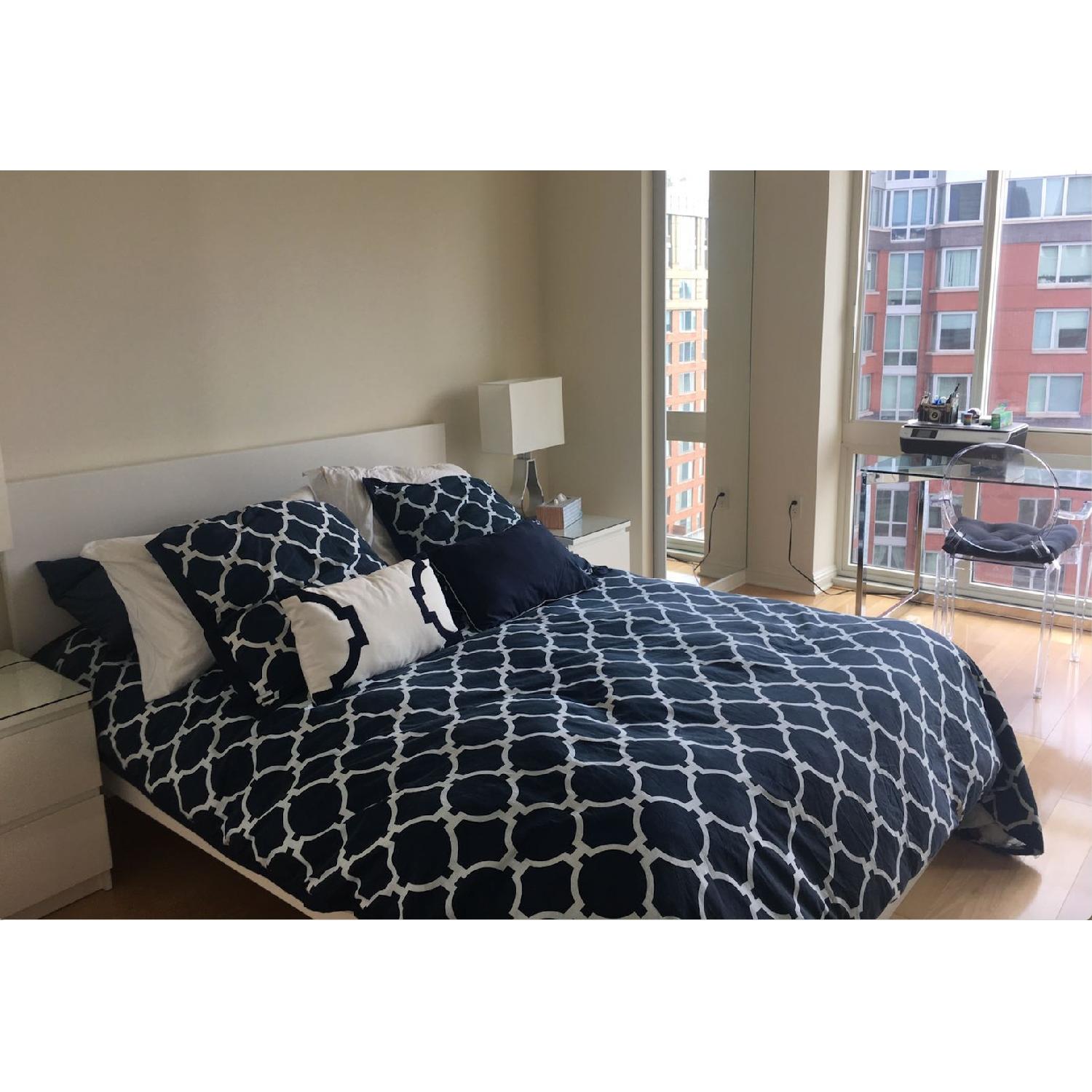 Ikea Malm White Bed Frame - image-2