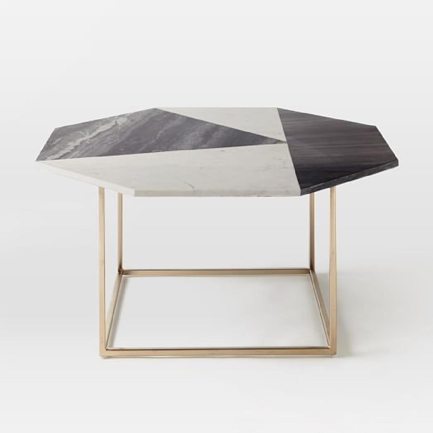 West Elm Marquetry Coffee Table - image-0
