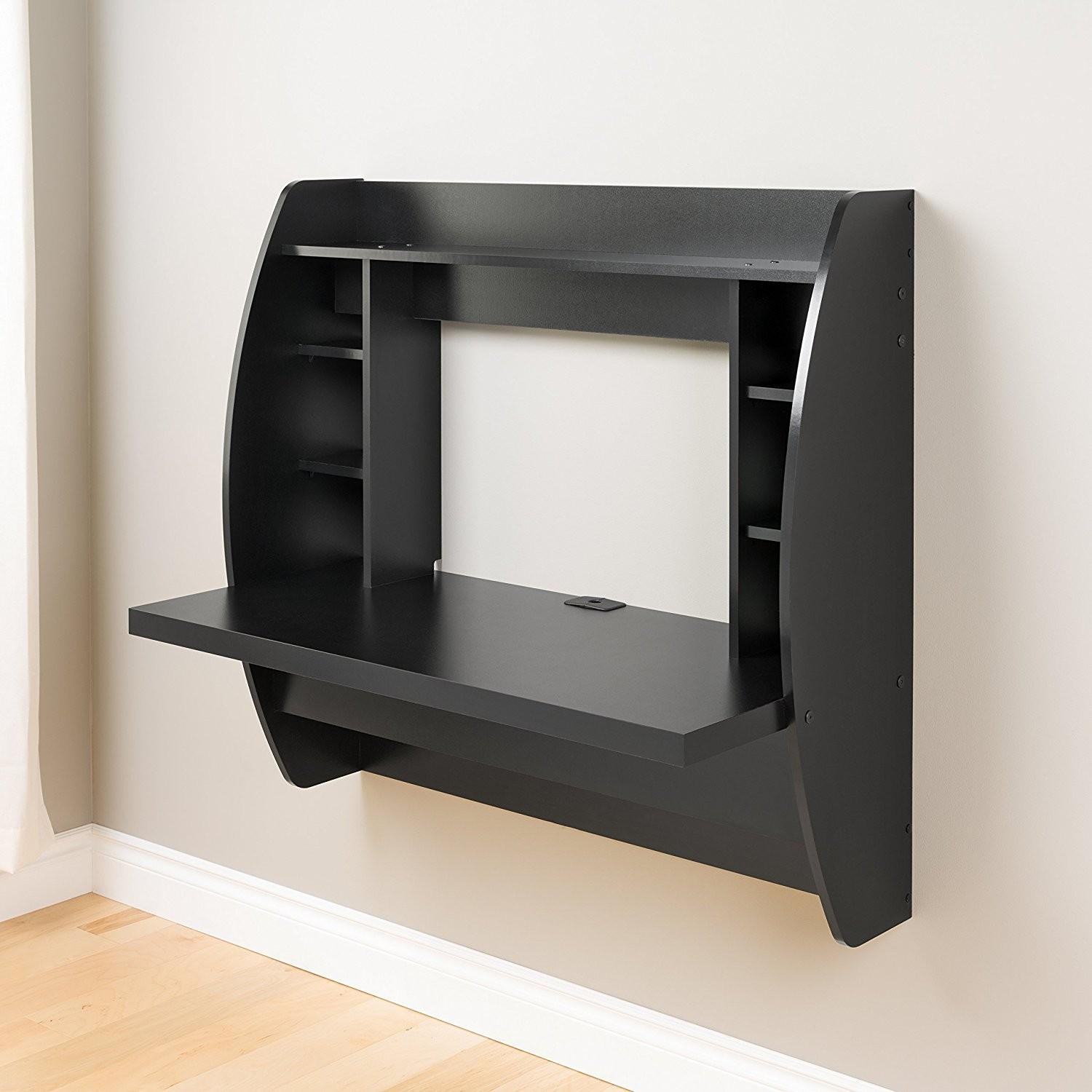 Prepac Manufacturing Floating Desk w/ Storage - image-1