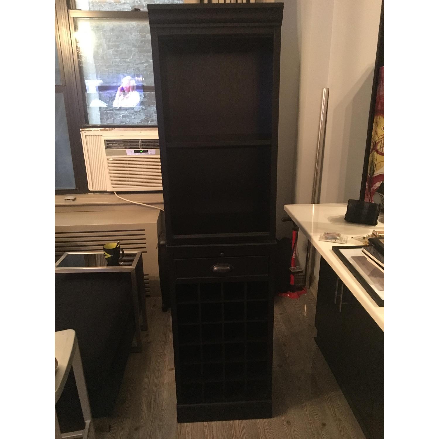 Pottery Barn Modular Bar w/ Wine Grid Tower - image-4