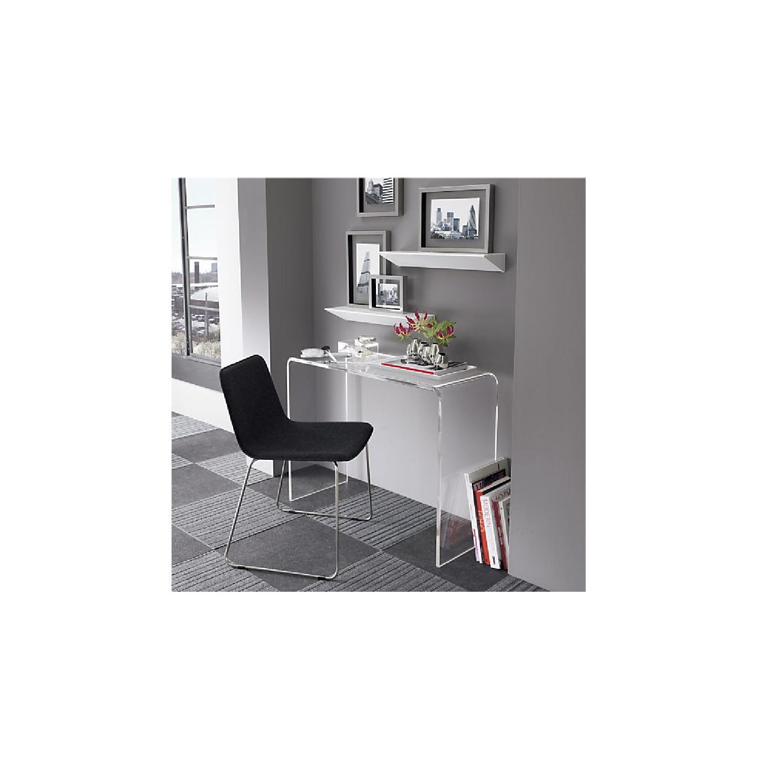 CB2 Peekaboo Acrylic Console Table - image-1