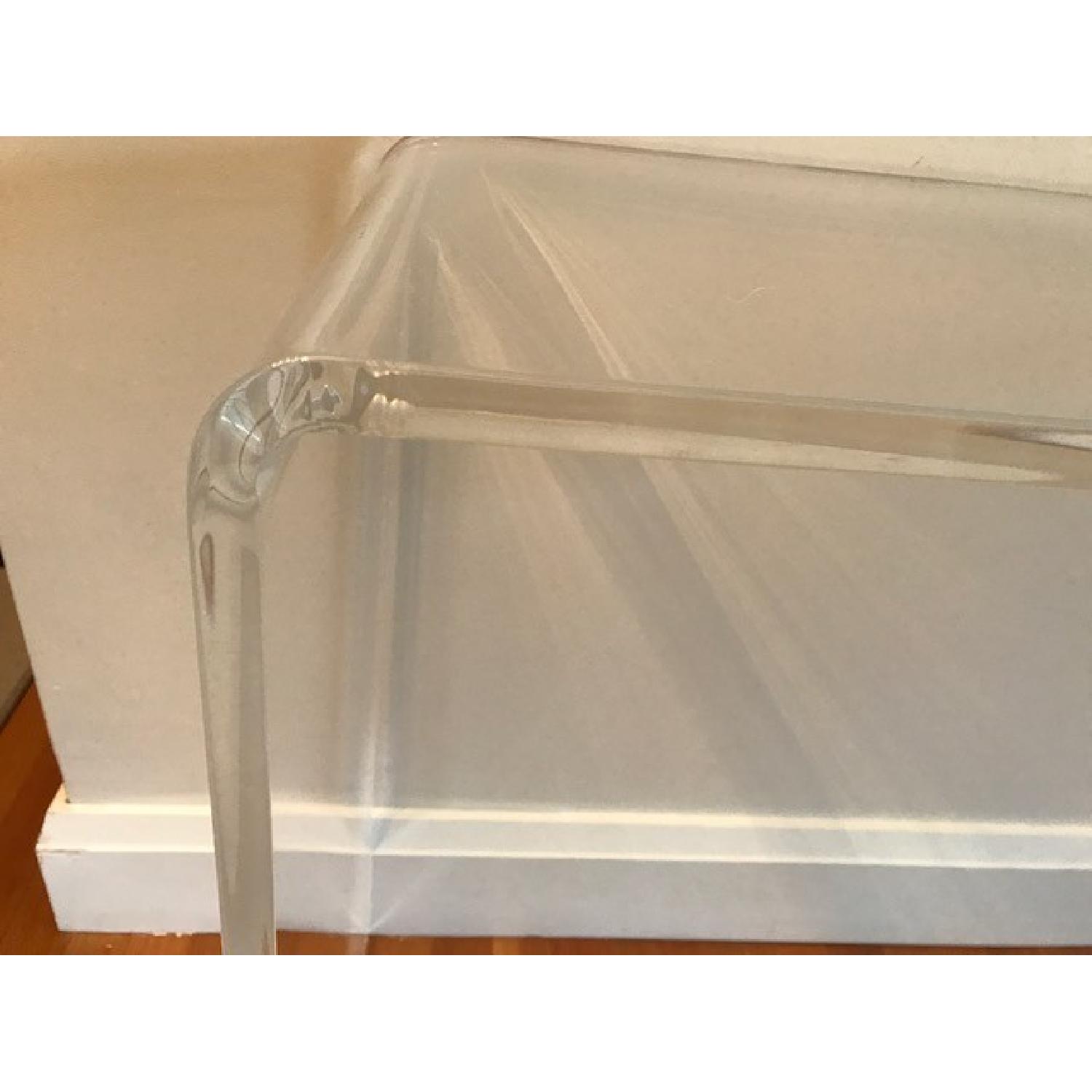 CB2 Peekaboo Acrylic Console Table - image-2