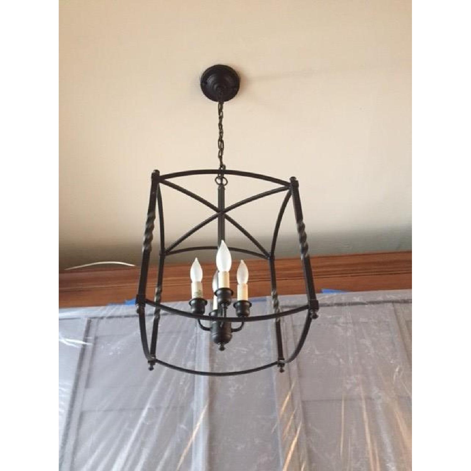 Oil Rubbed Bronze Lantern Light Fixture - image-2