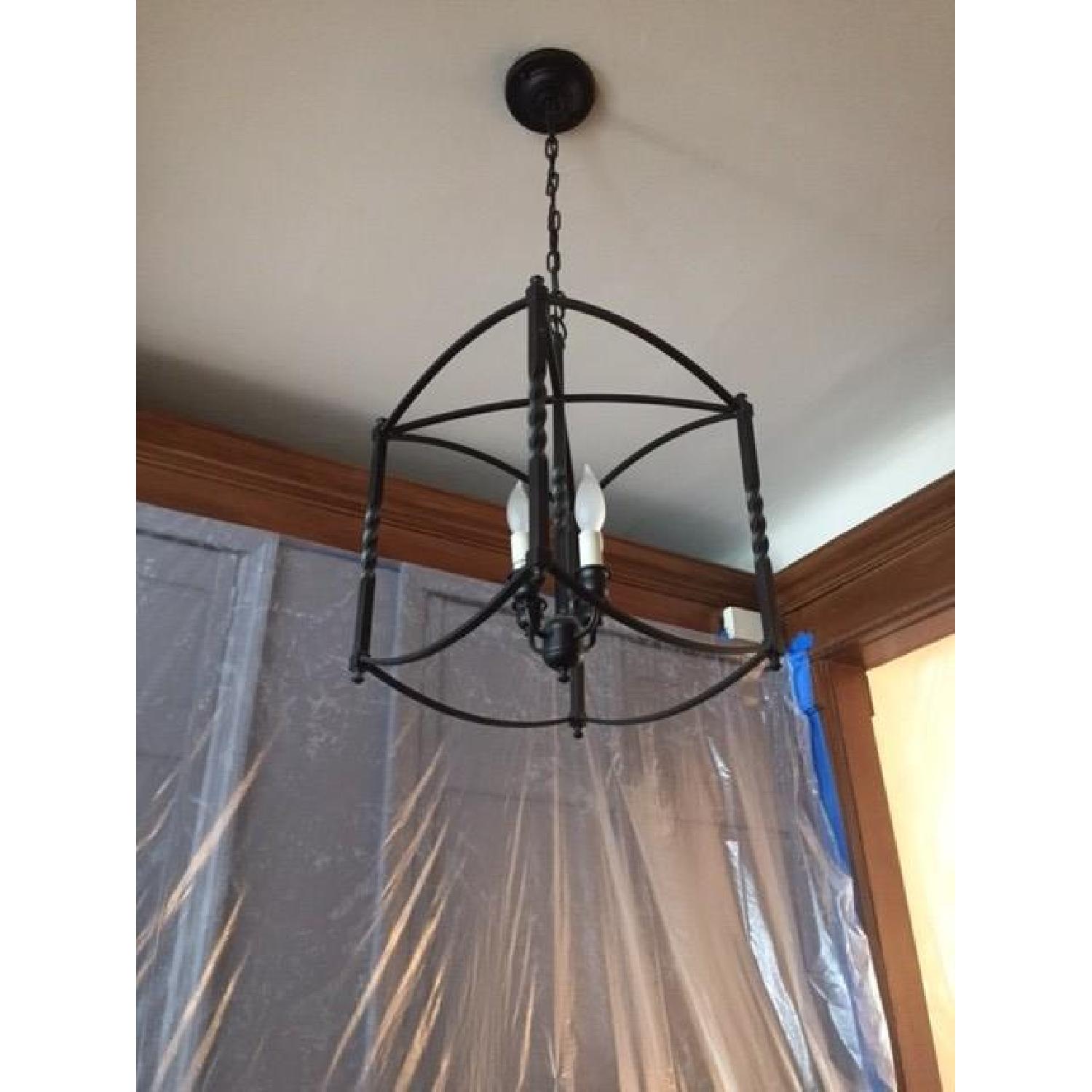 Oil Rubbed Bronze Lantern Light Fixture - image-3