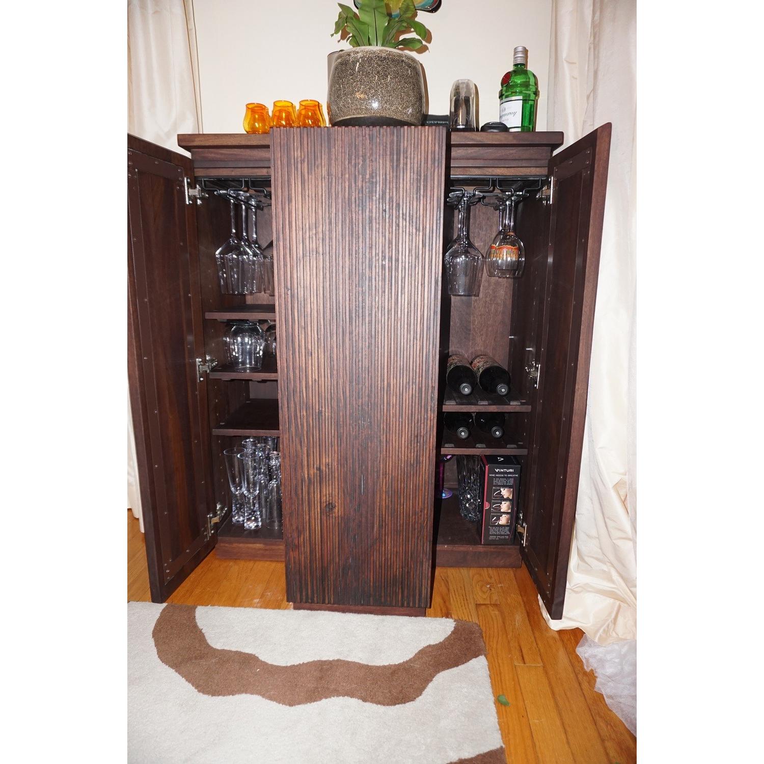 Crate & Barrel Monaco Bar Cabinet - image-4