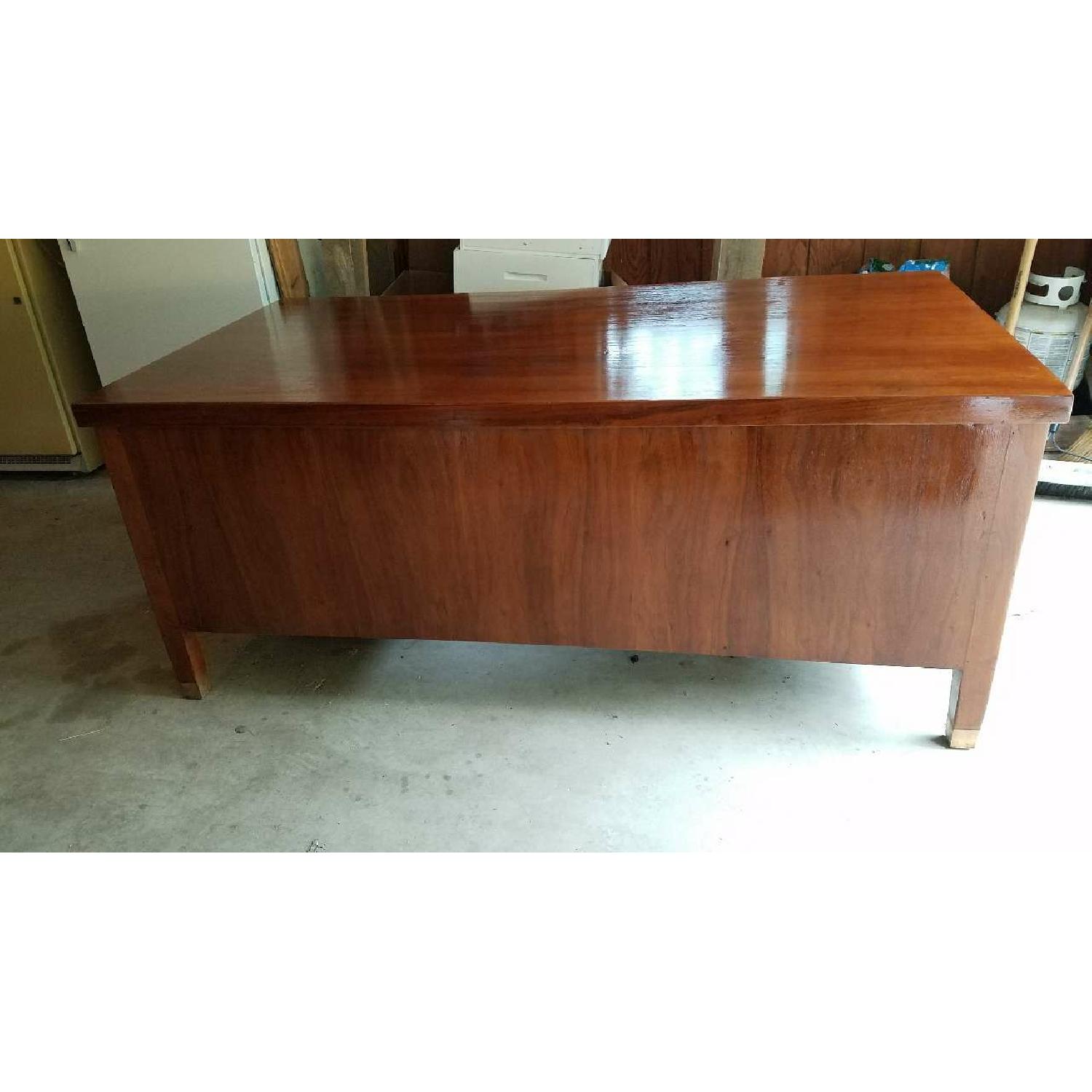 Solid Walnut Executive Desk - image-3