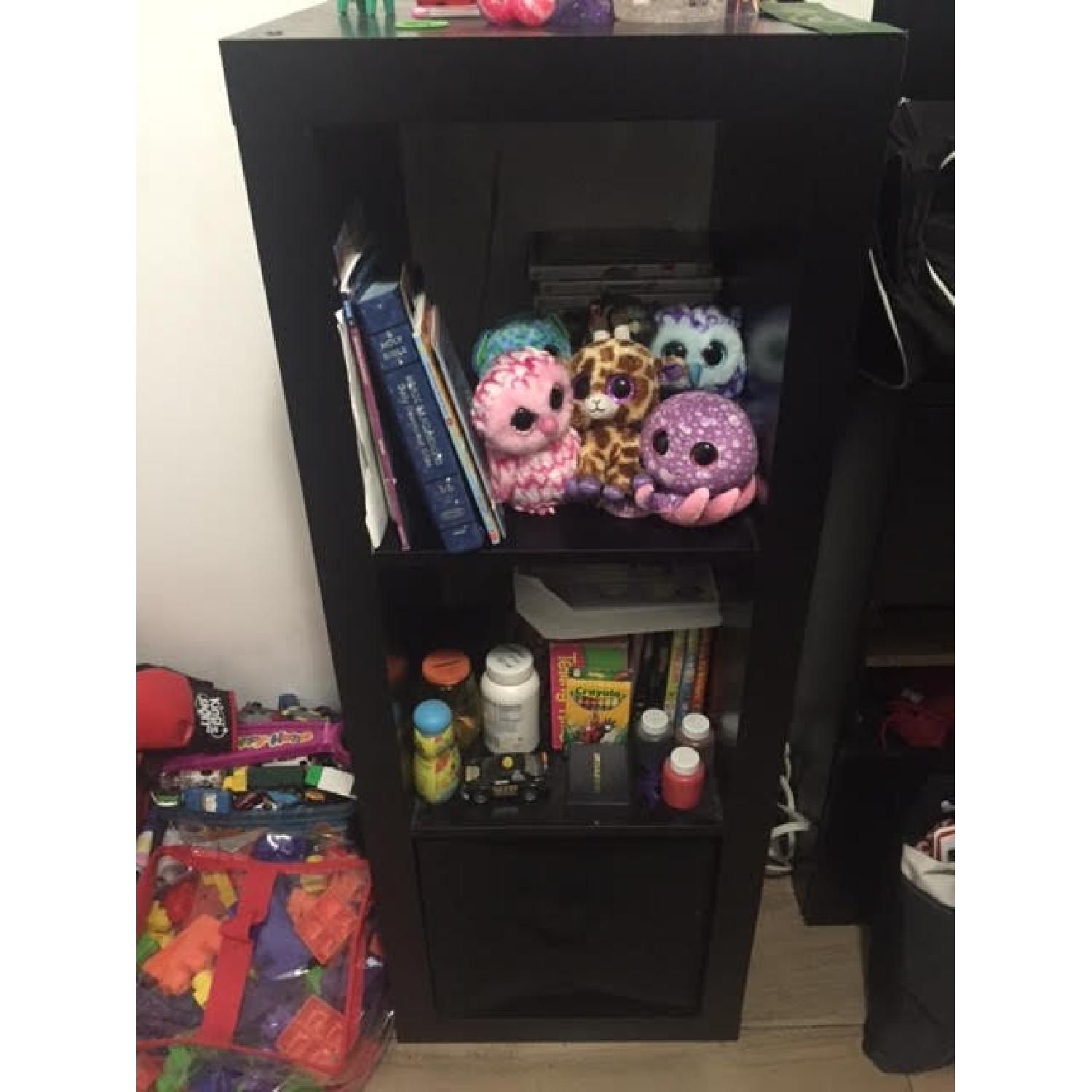 Twin Size Bunk Bed + Bookcase - image-2