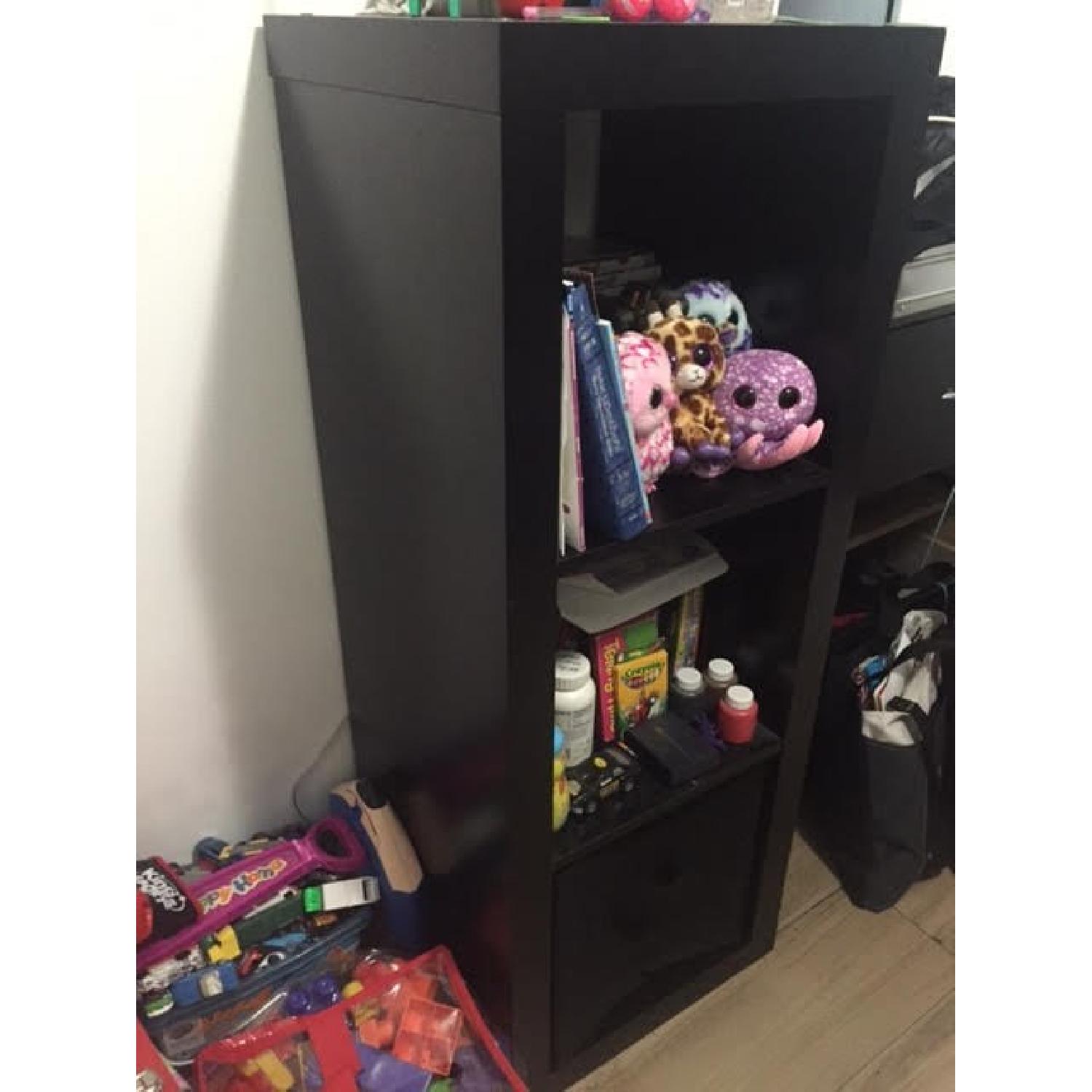 Twin Size Bunk Bed + Bookcase - image-3
