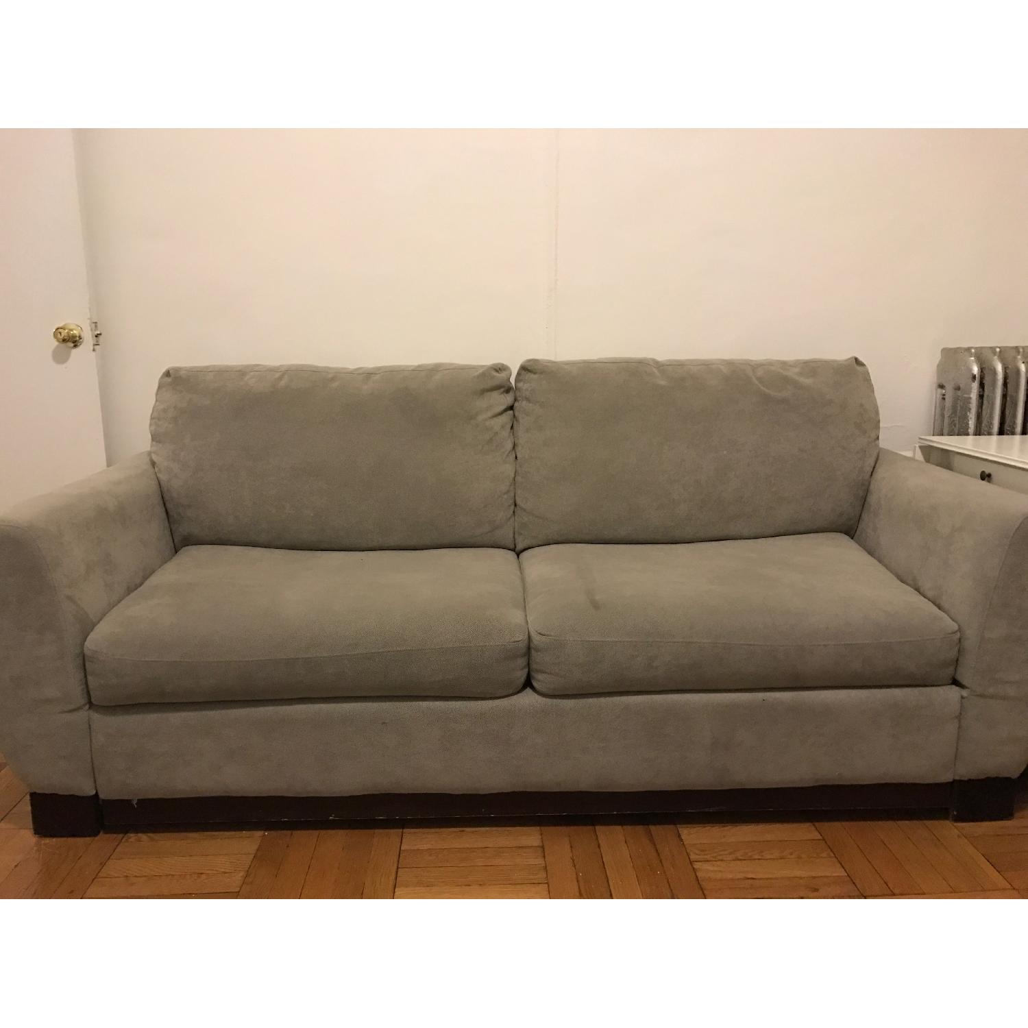 Beige Fabric Sofa - image-1