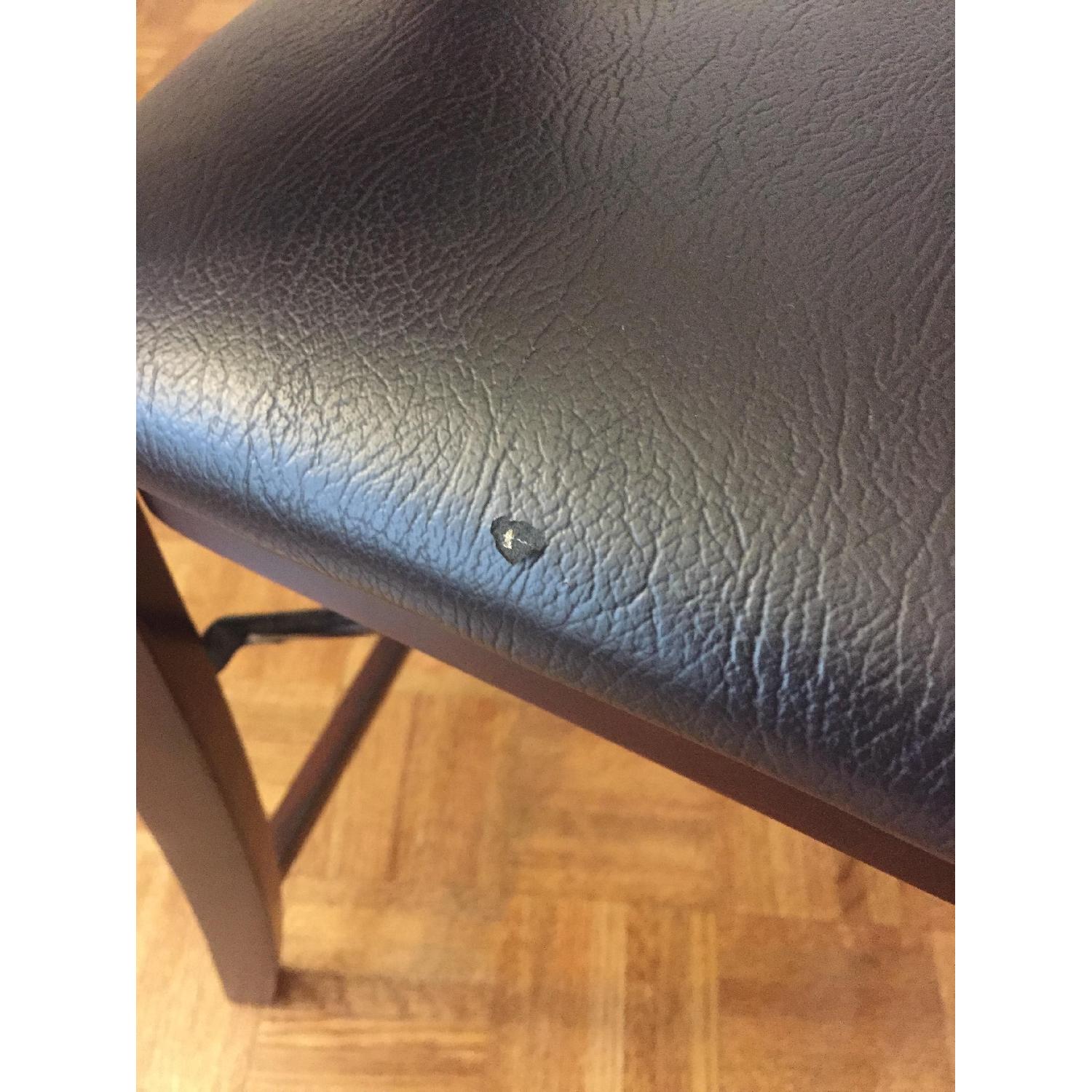 Wood & Leather Bar/Kitchen Stools - image-5