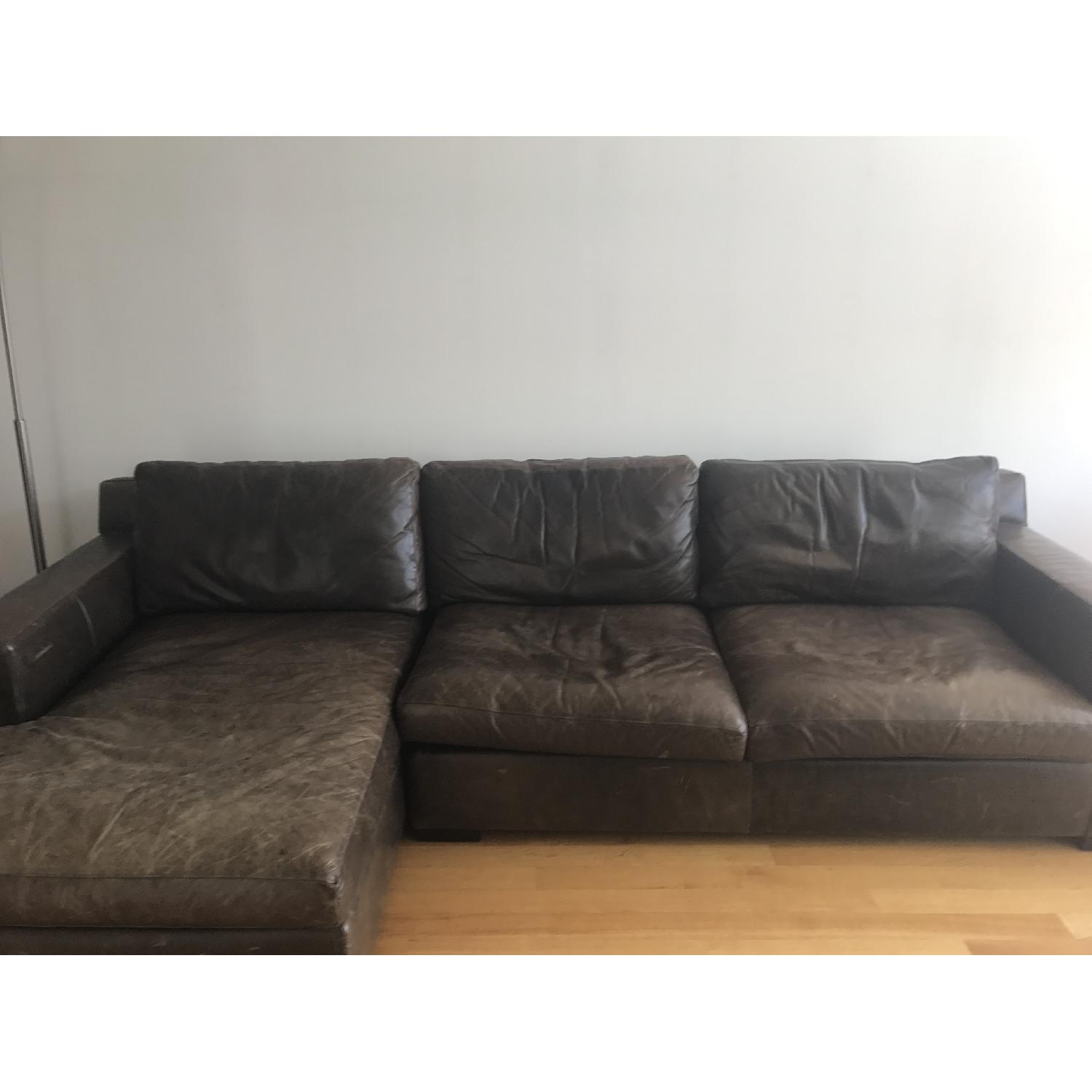 HD Buttercup Claremont RAF Sectional in Brom Walnut - image-1