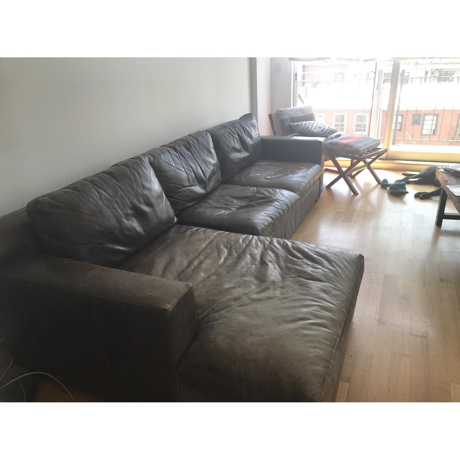 HD Buttercup Claremont RAF Sectional in Brom Walnut - image-2