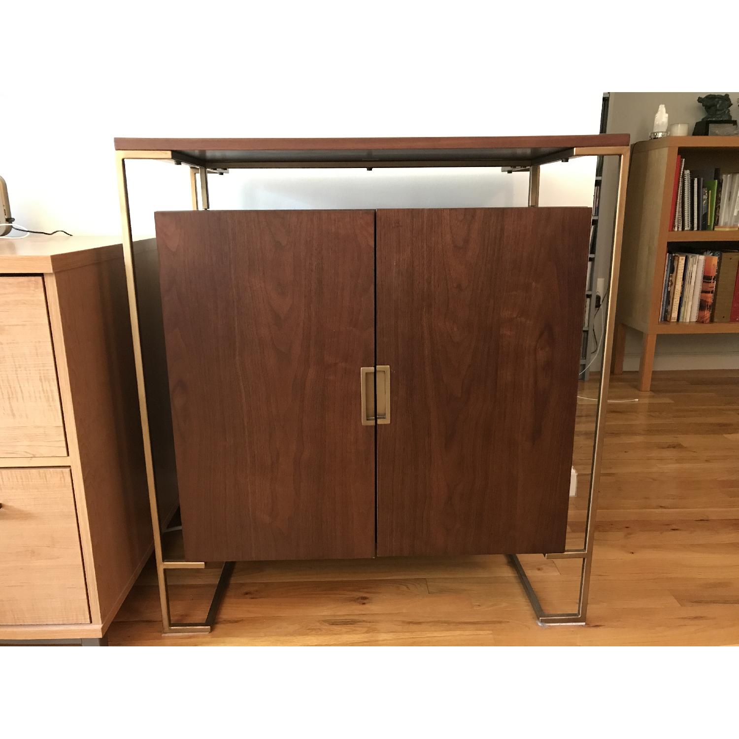 West Elm Baron Deco Bar Cabinet - image-4