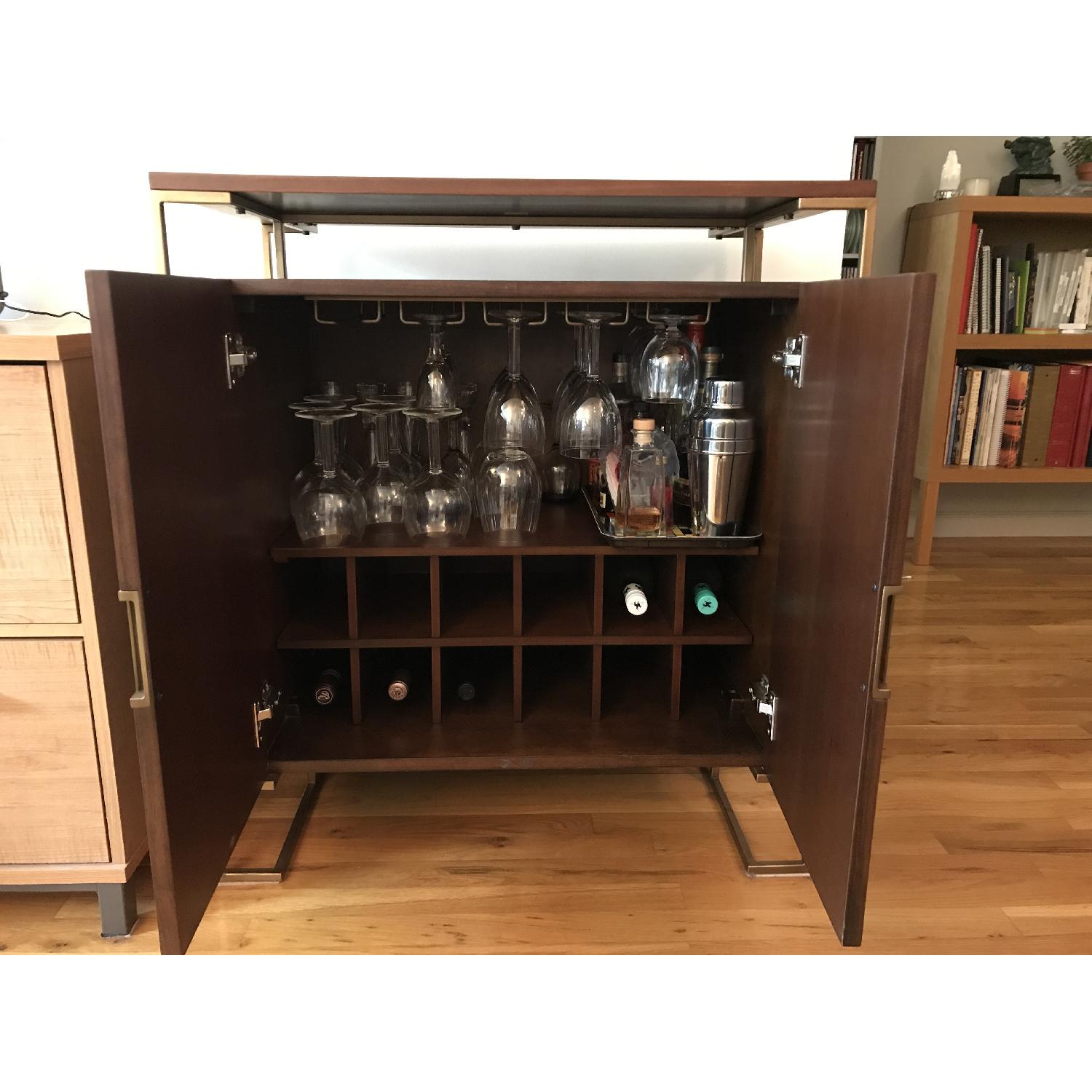 West Elm Baron Deco Bar Cabinet - image-7