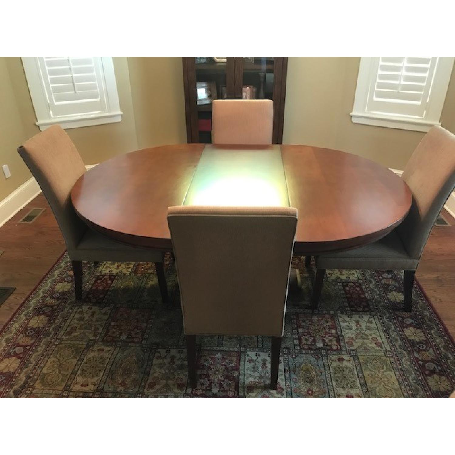 Restoration Hardware Expandable Dining Table w/ 4 Chairs - image-1