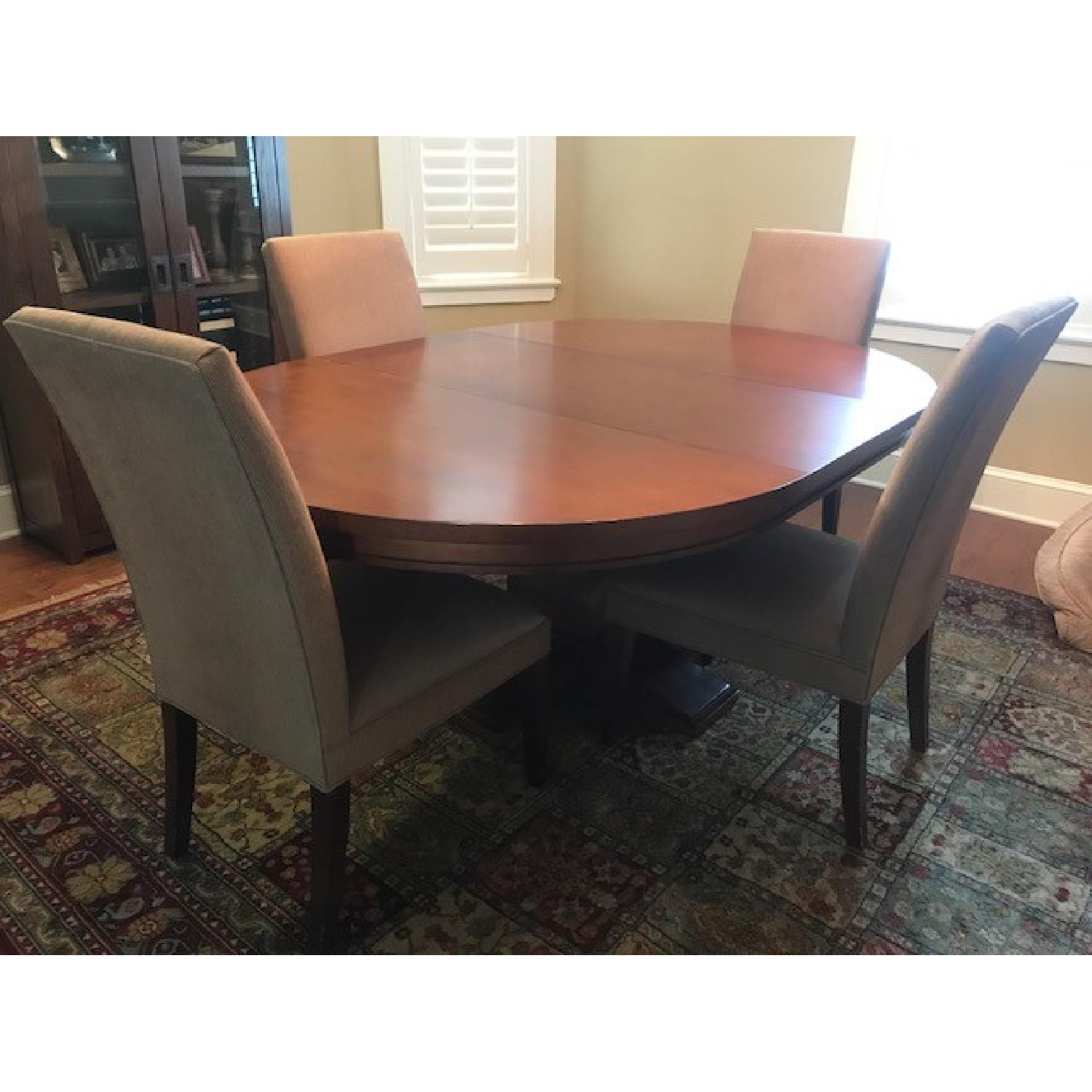 Restoration Hardware Expandable Dining Table w/ 4 Chairs - image-2