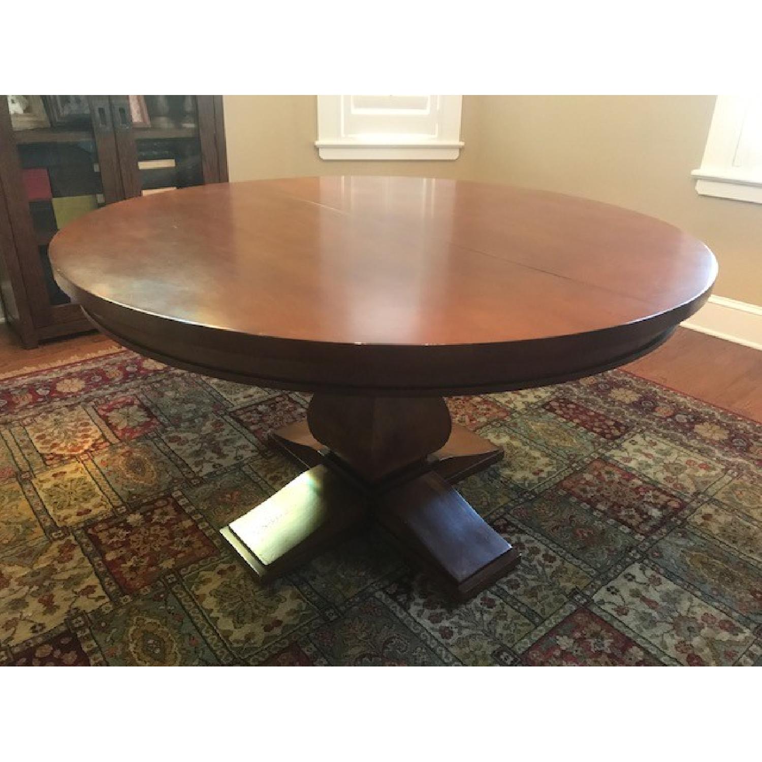 Restoration Hardware Expandable Dining Table w/ 4 Chairs - image-4