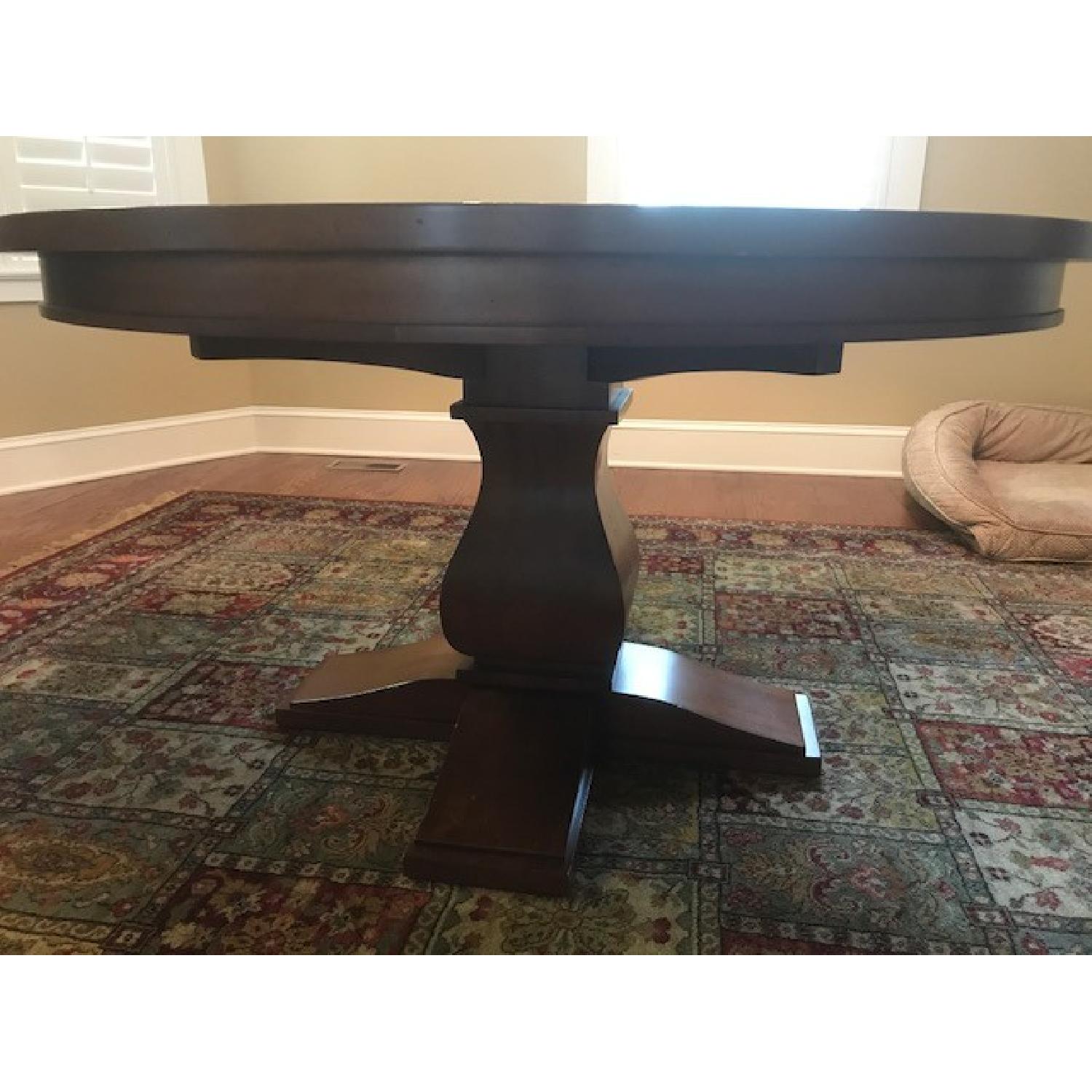 Restoration Hardware Expandable Dining Table w/ 4 Chairs - image-9