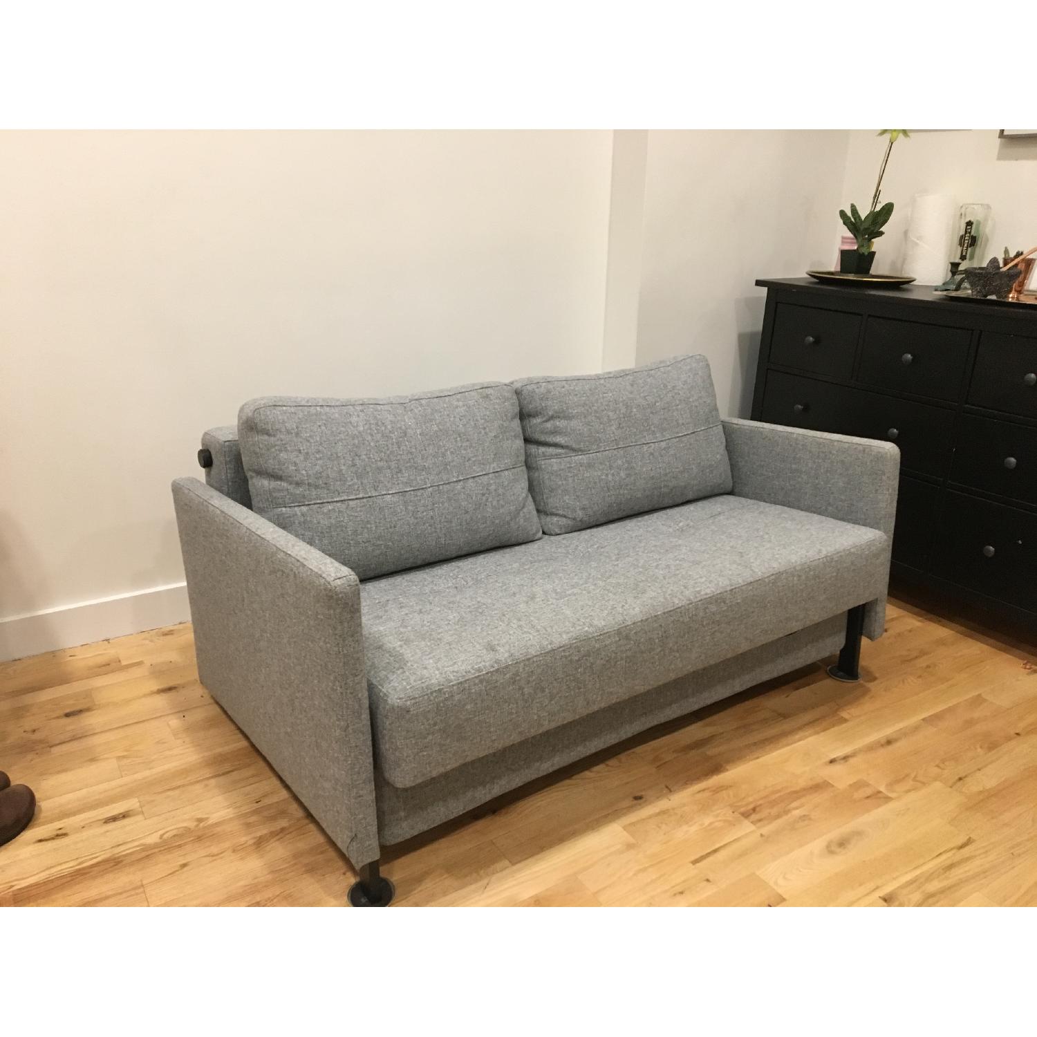 Innovation USA Textured Gray Full Size Sleeper Sofa - image-5