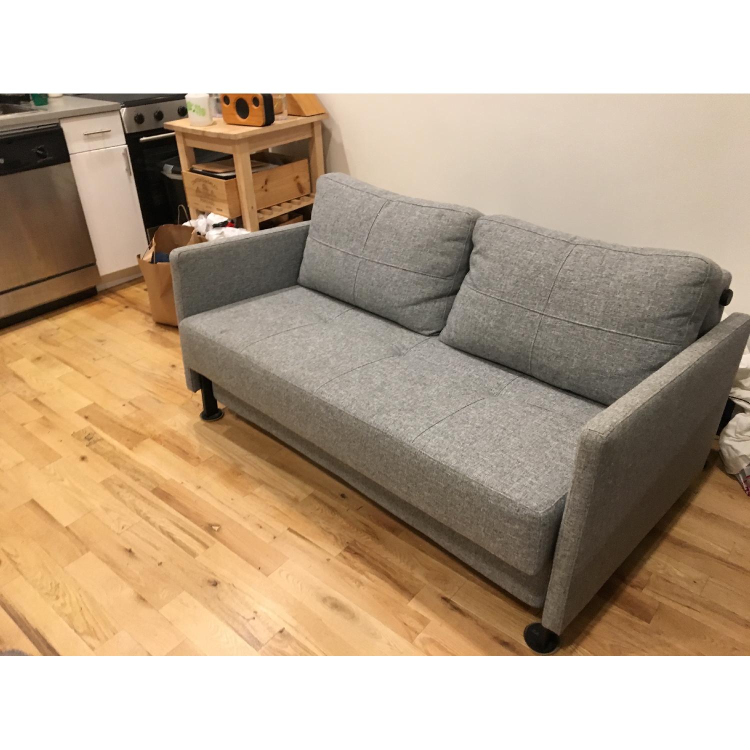 Innovation USA Textured Gray Full Size Sleeper Sofa - image-7