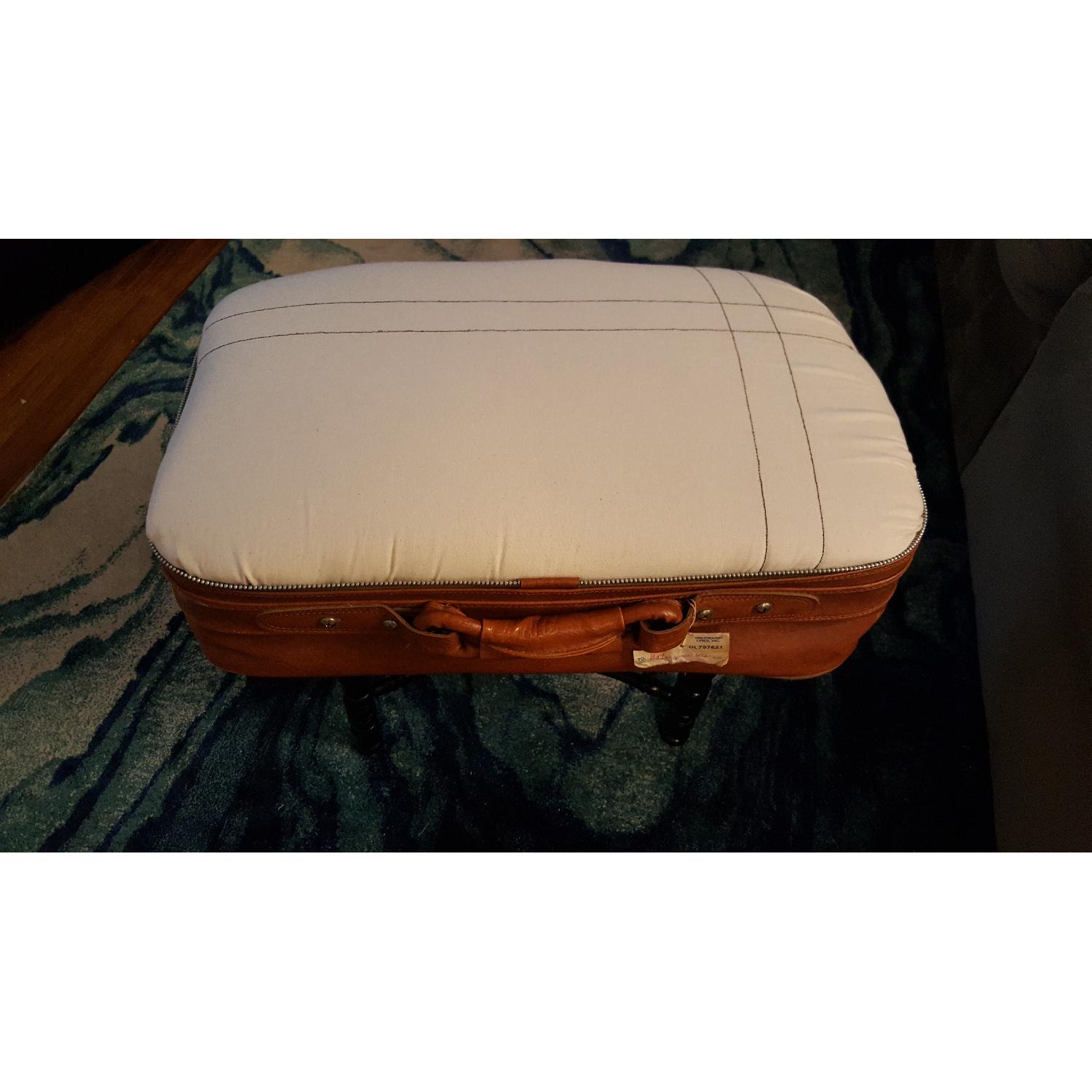 Up-Cycled Vintage Suitcase Ottoman - image-2