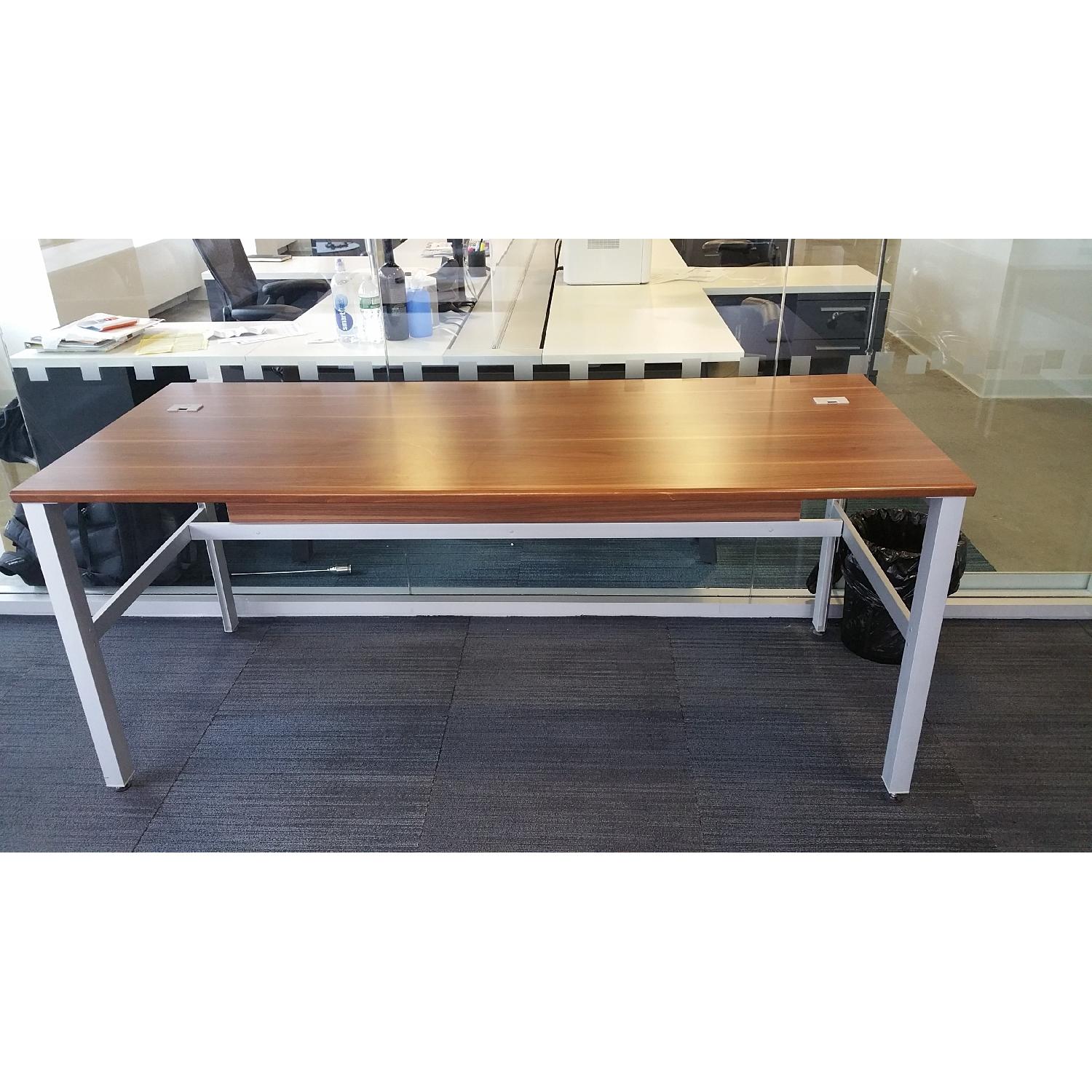 Three H Furniture Systems Custom Wood Desk - image-1