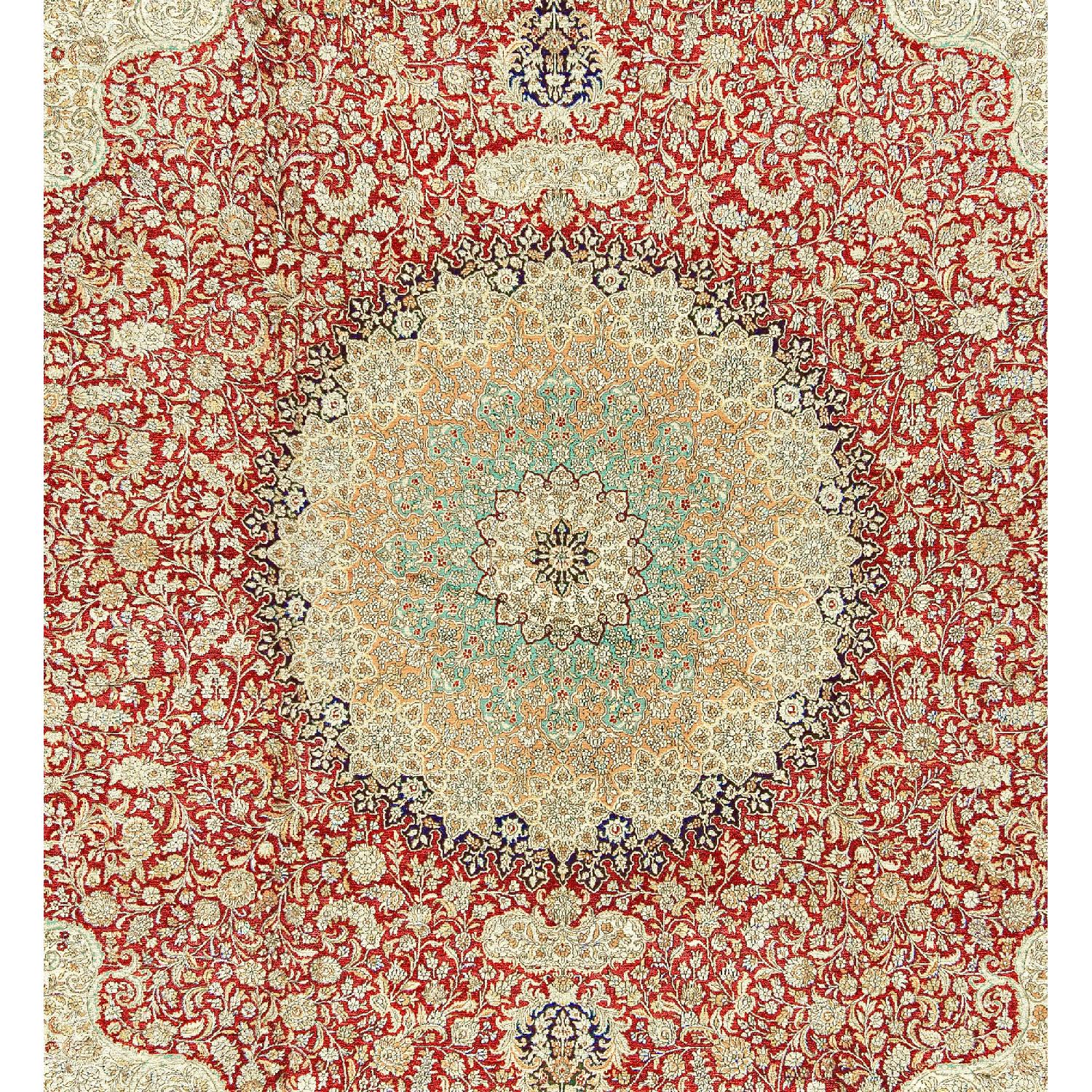 Bokara Rug Co. Traditional Hand Woven Pure Silk Rug - image-2