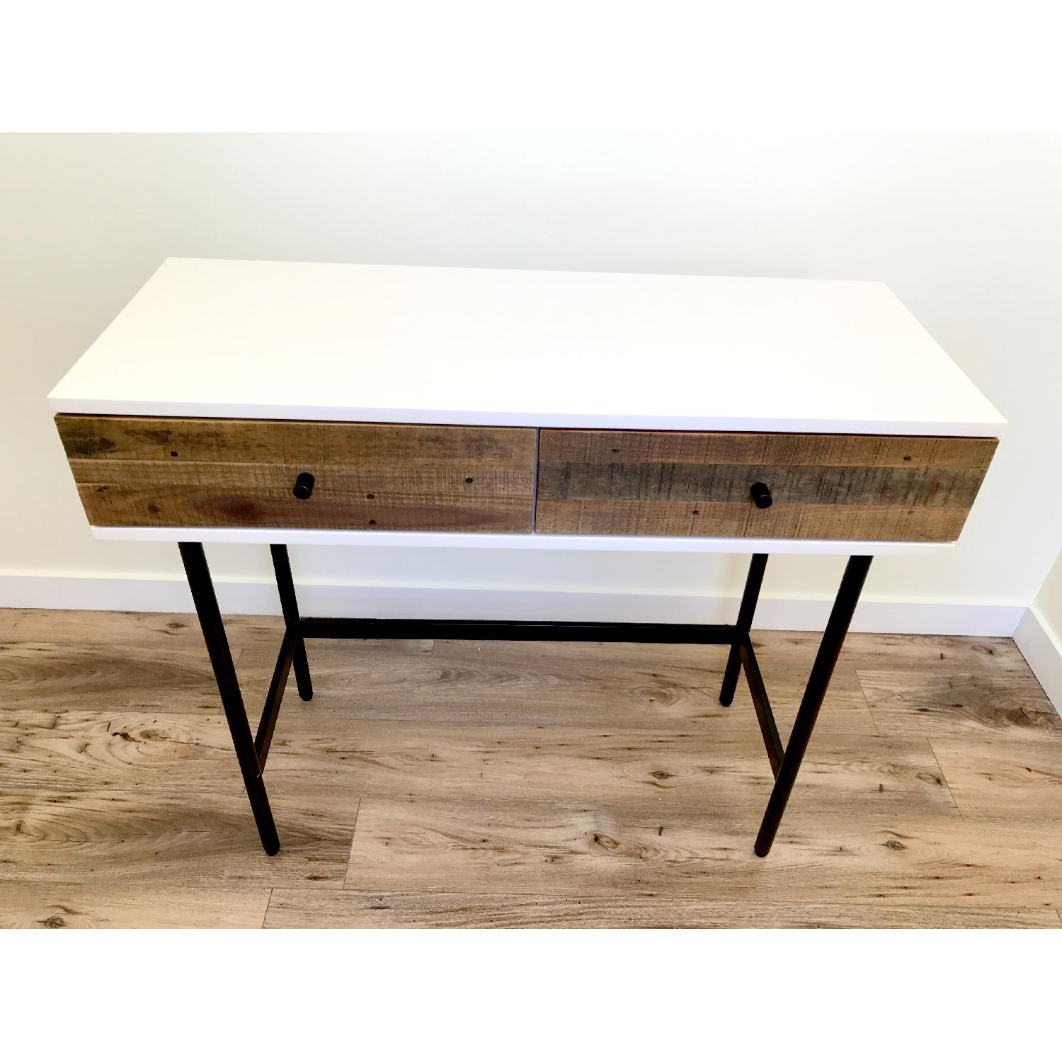 West Elm Reclaimed Wood & Lacquer Console - image-1
