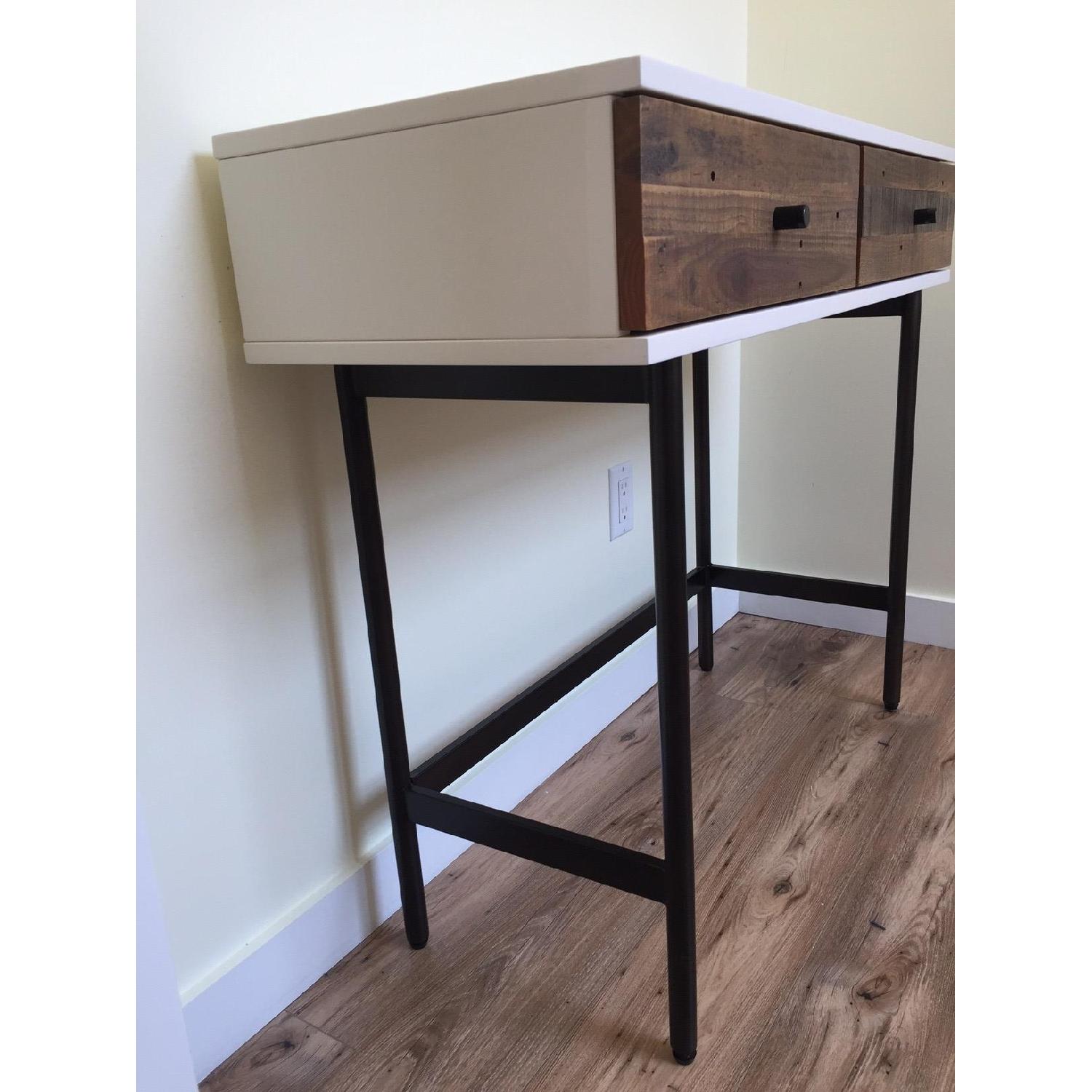 West Elm Reclaimed Wood & Lacquer Console - image-3