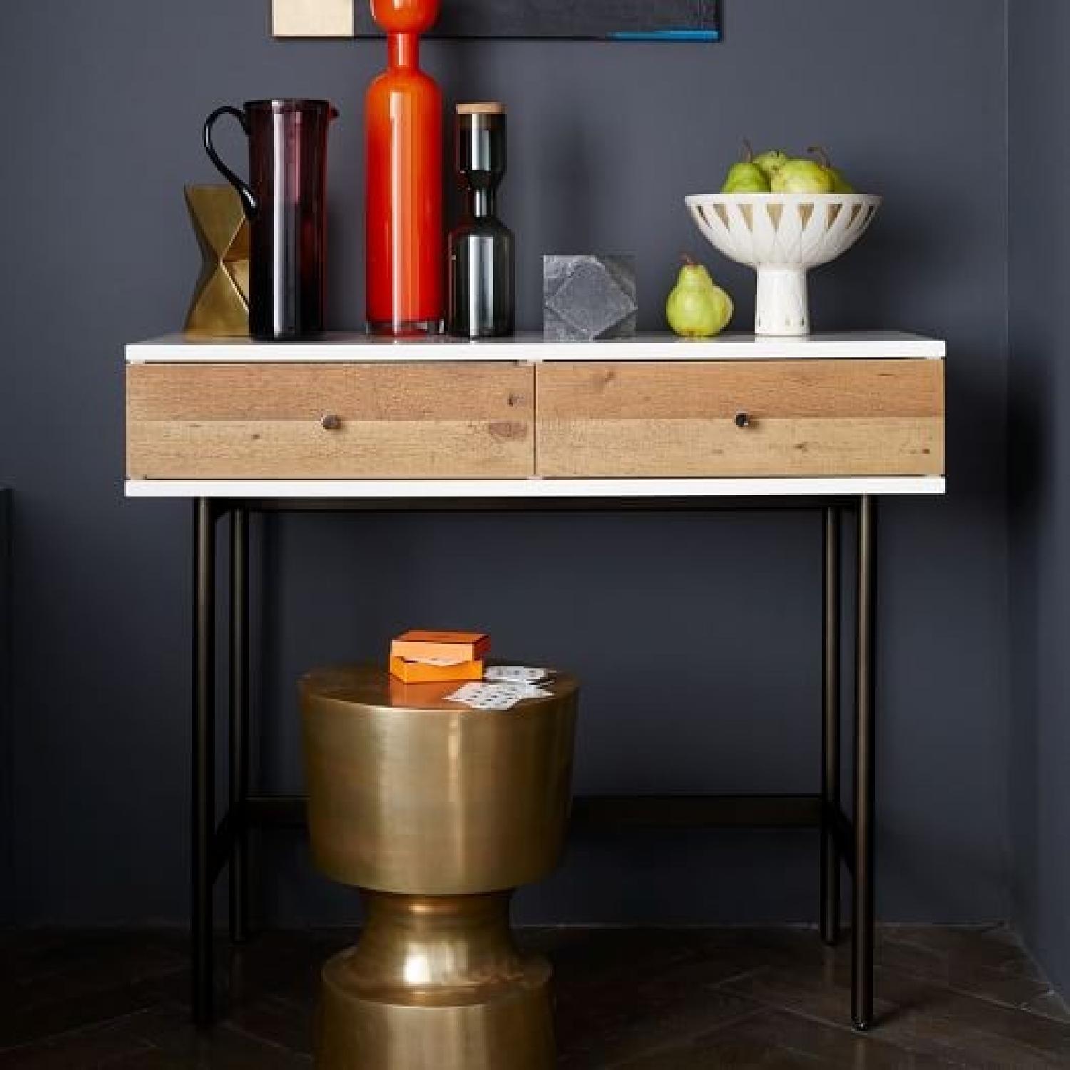 West Elm Reclaimed Wood & Lacquer Console - image-5