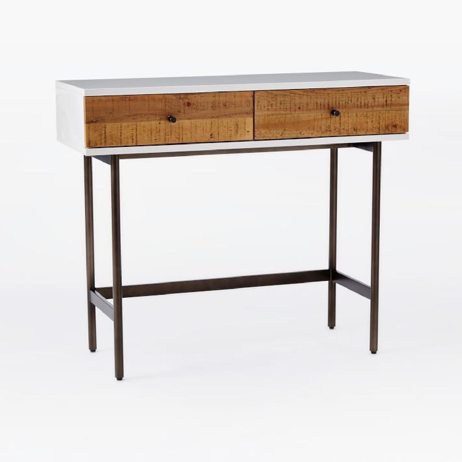 West Elm Reclaimed Wood & Lacquer Console - image-0