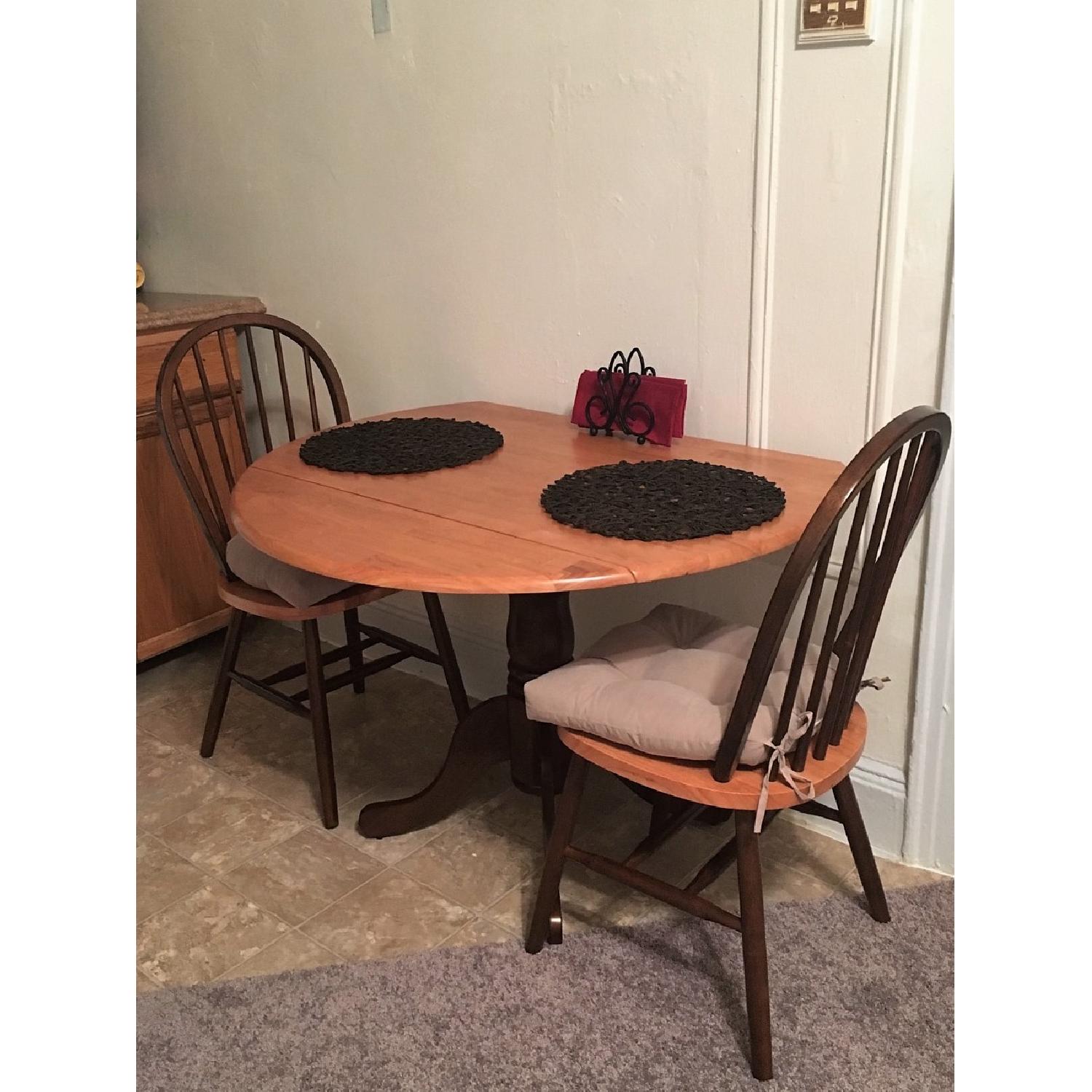 Liberty Furniture Drop Leaf Kitchen Table w/ 2 Chairs - image-1