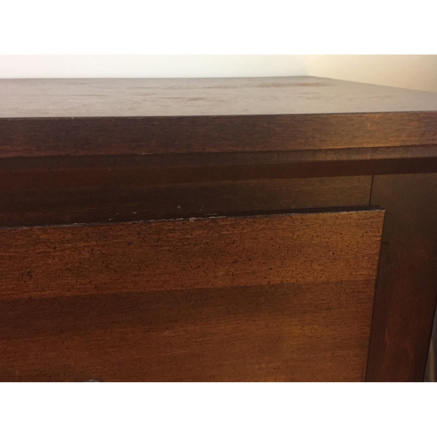 Two Drawer Wooden Night Stand - image-2