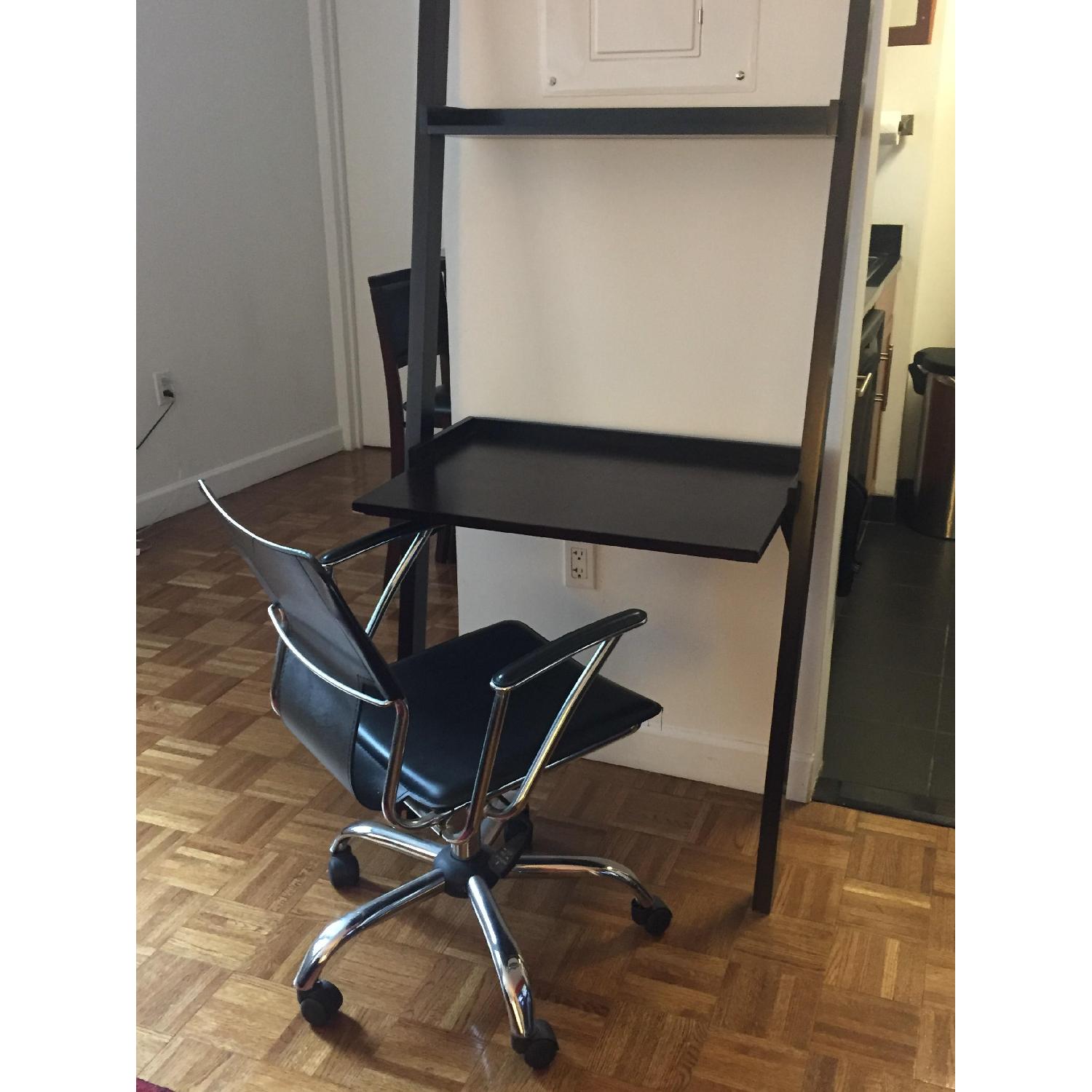 Crate and Barrel Sawyer Leaning Desk AptDeco