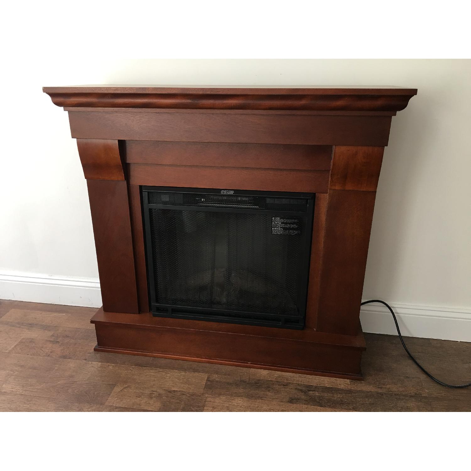 Real Flame Espresso Chateau Electric Fireplace - image-1