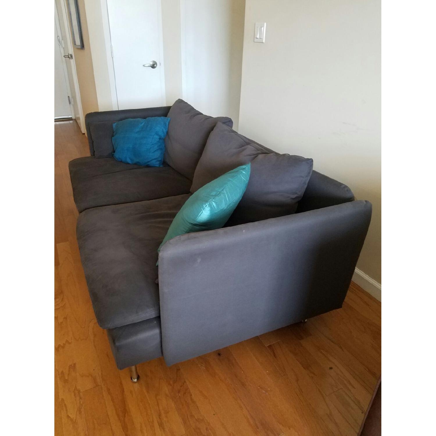 Ikea Soderhamn Sofa in Orrsta Dark Blue - image-1
