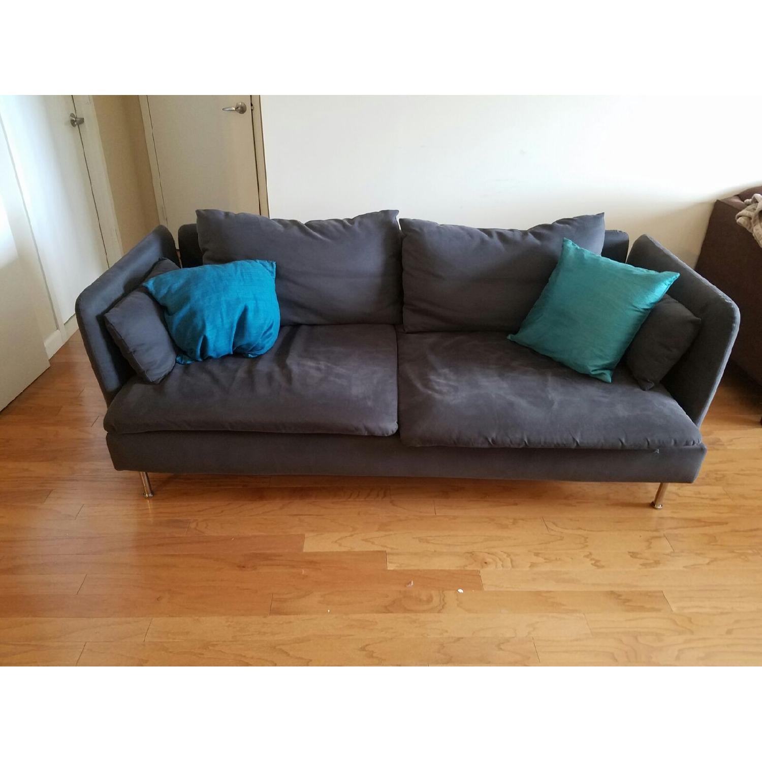 Ikea Soderhamn Sofa in Orrsta Dark Blue - image-2