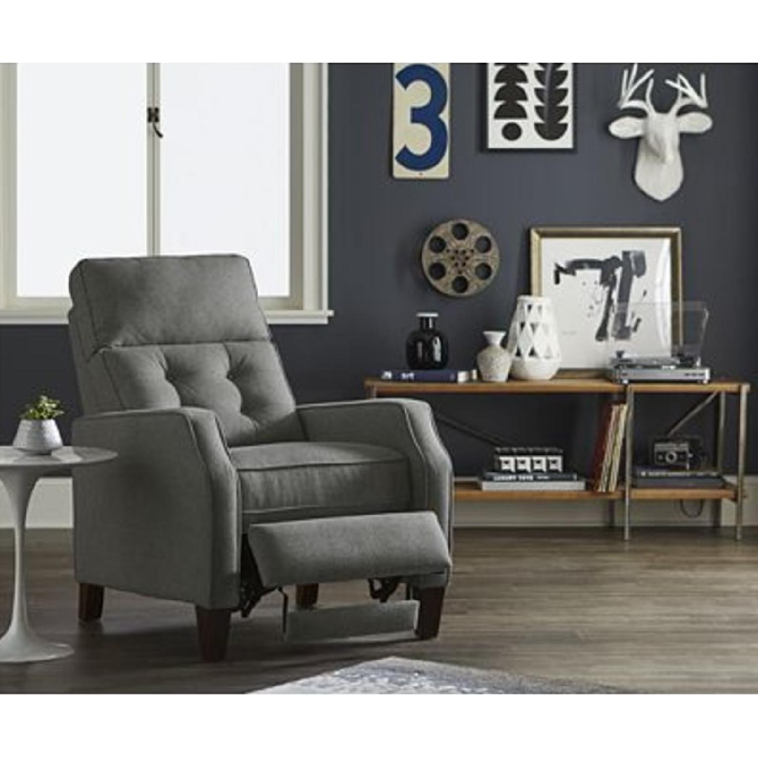 Macy's Elora Push Back Recliner in Gray - image-4