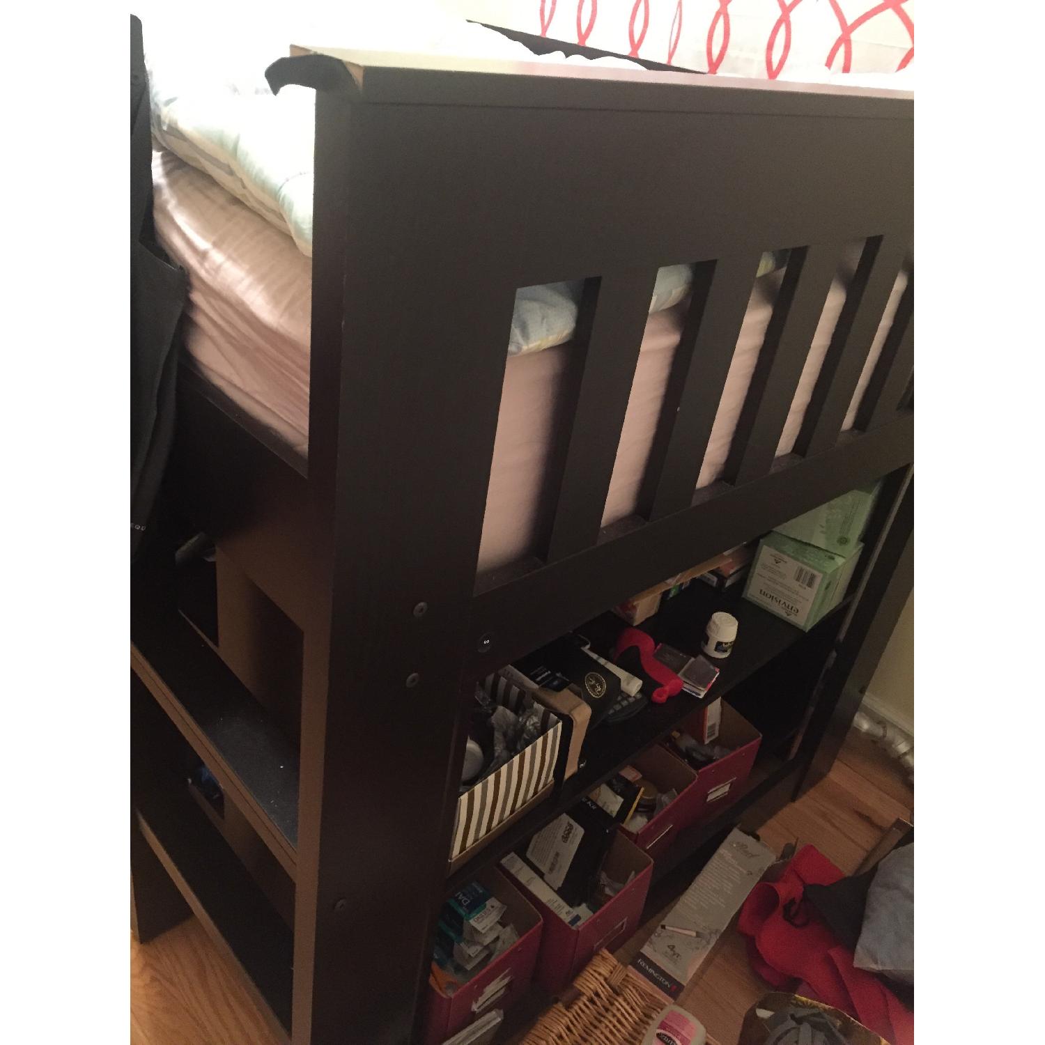 Wayfair Deion Twin Low Loft Bed w/ Storage - image-2