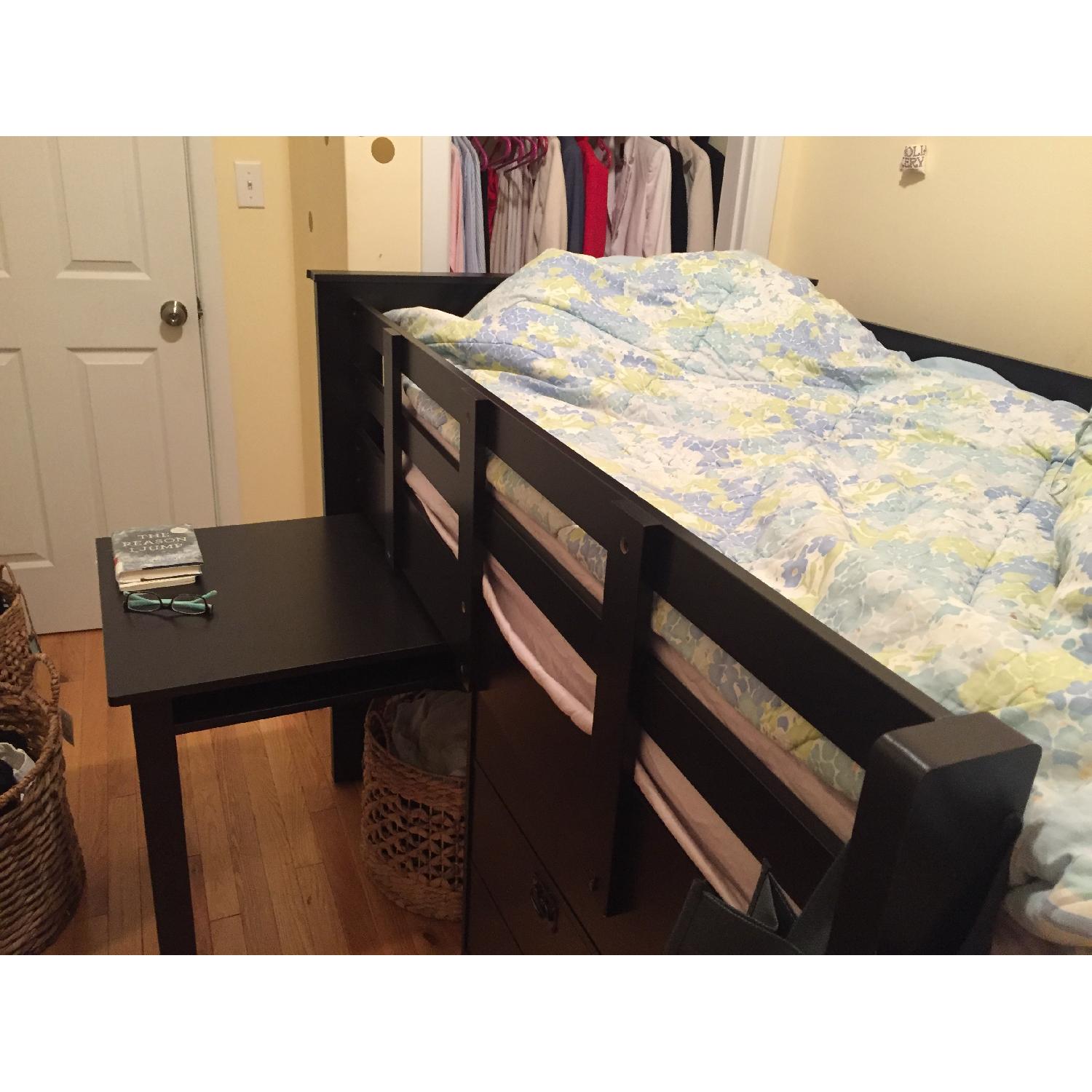 Wayfair Deion Twin Low Loft Bed w/ Storage - image-6