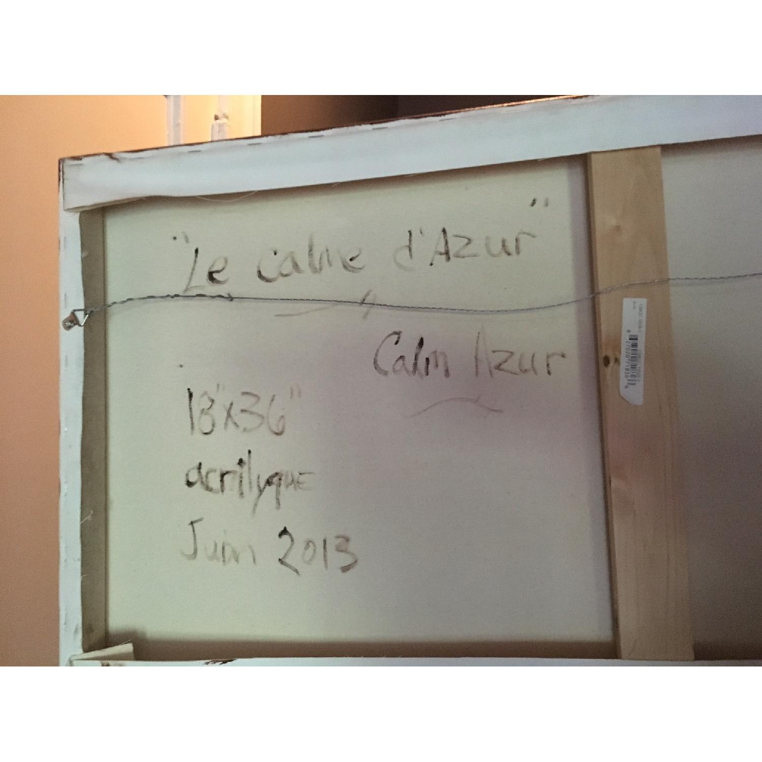 Carl LaPlante Original Painting - Le Calme d'Azur - image-2
