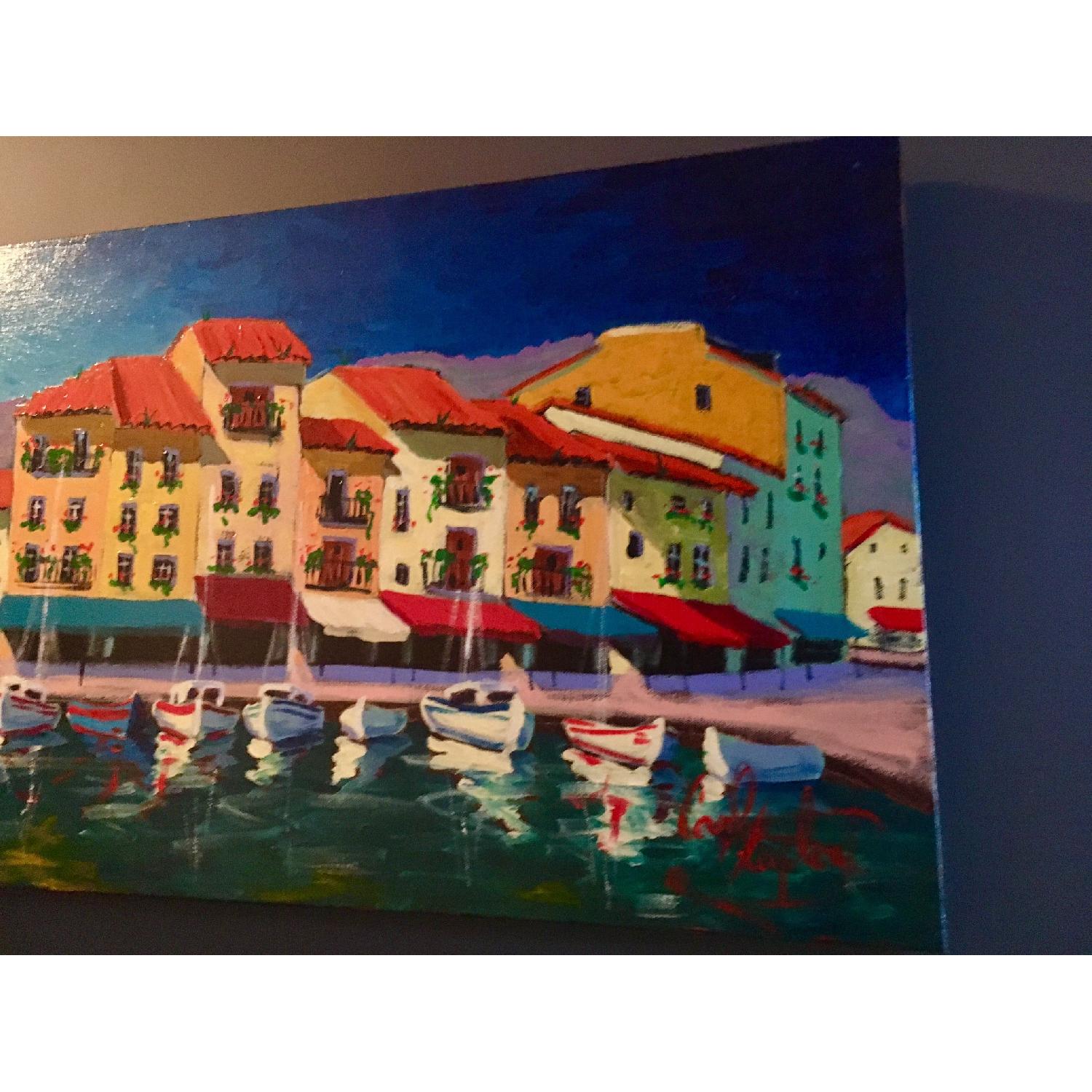 Carl LaPlante Original Painting - Le Calme d'Azur - image-4