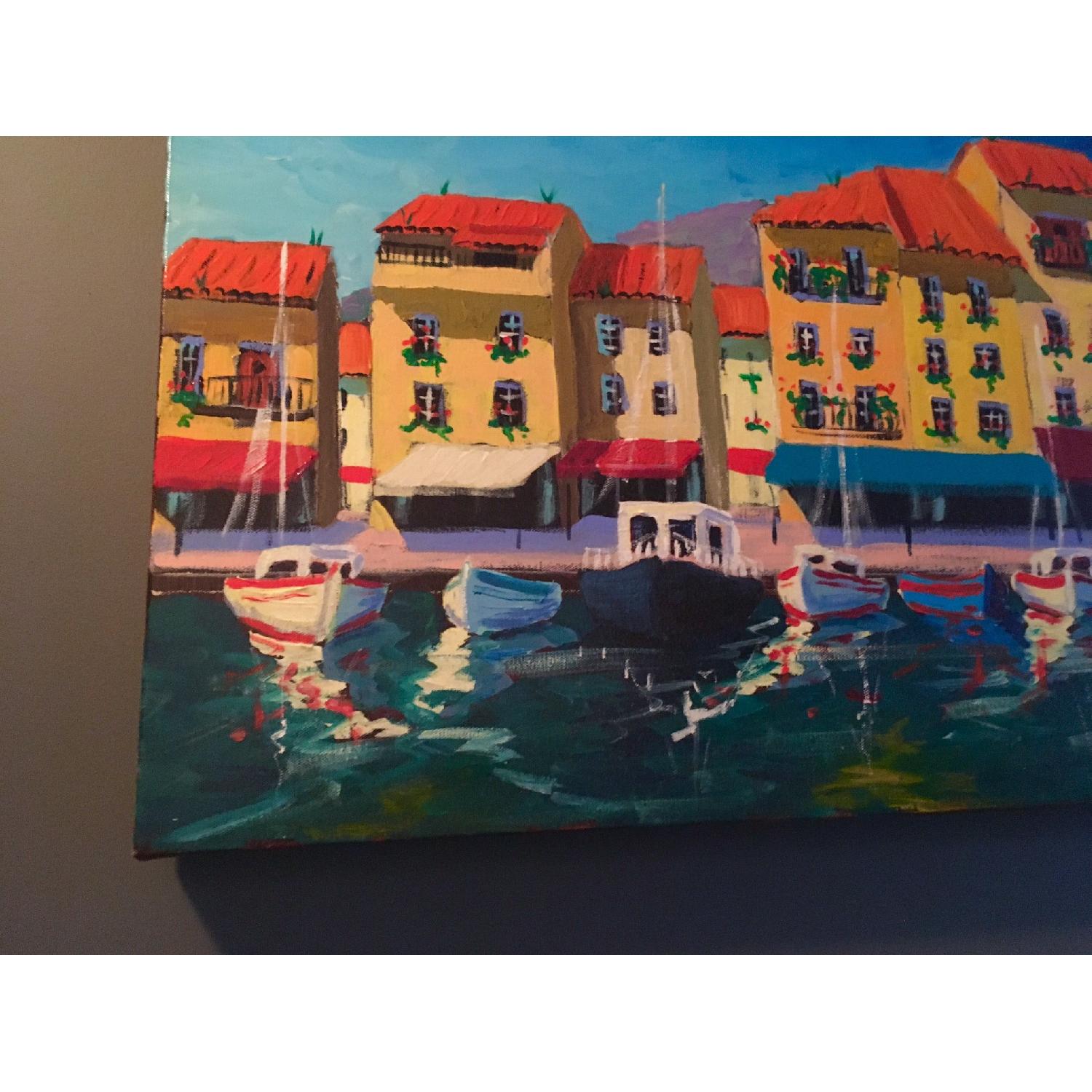 Carl LaPlante Original Painting - Le Calme d'Azur - image-5