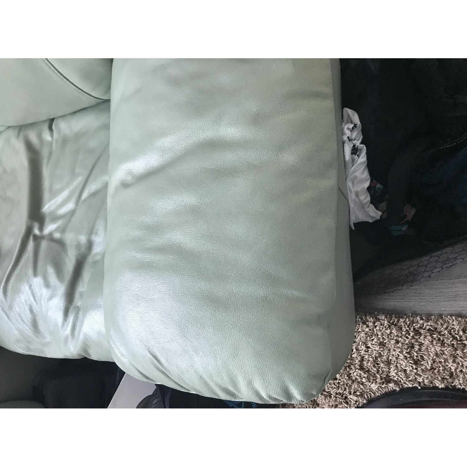 Faux Leather 3 Seater Sofa - image-2