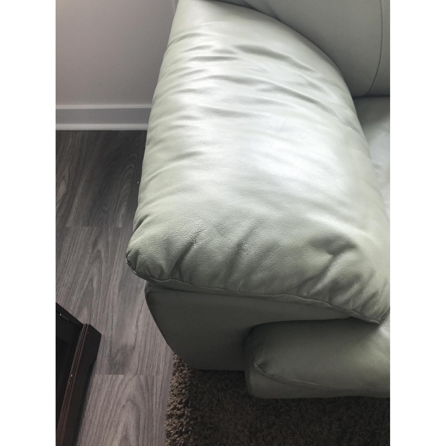 Faux Leather 3 Seater Sofa - image-3