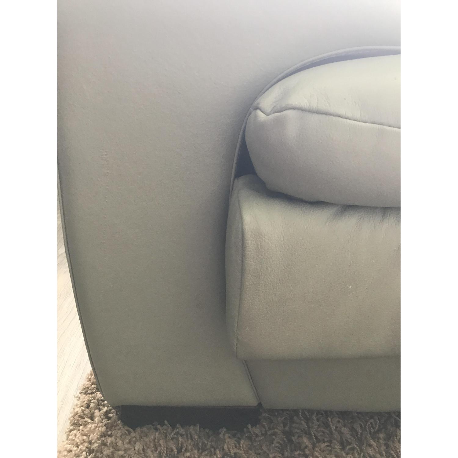 Faux Leather 3 Seater Sofa - image-4