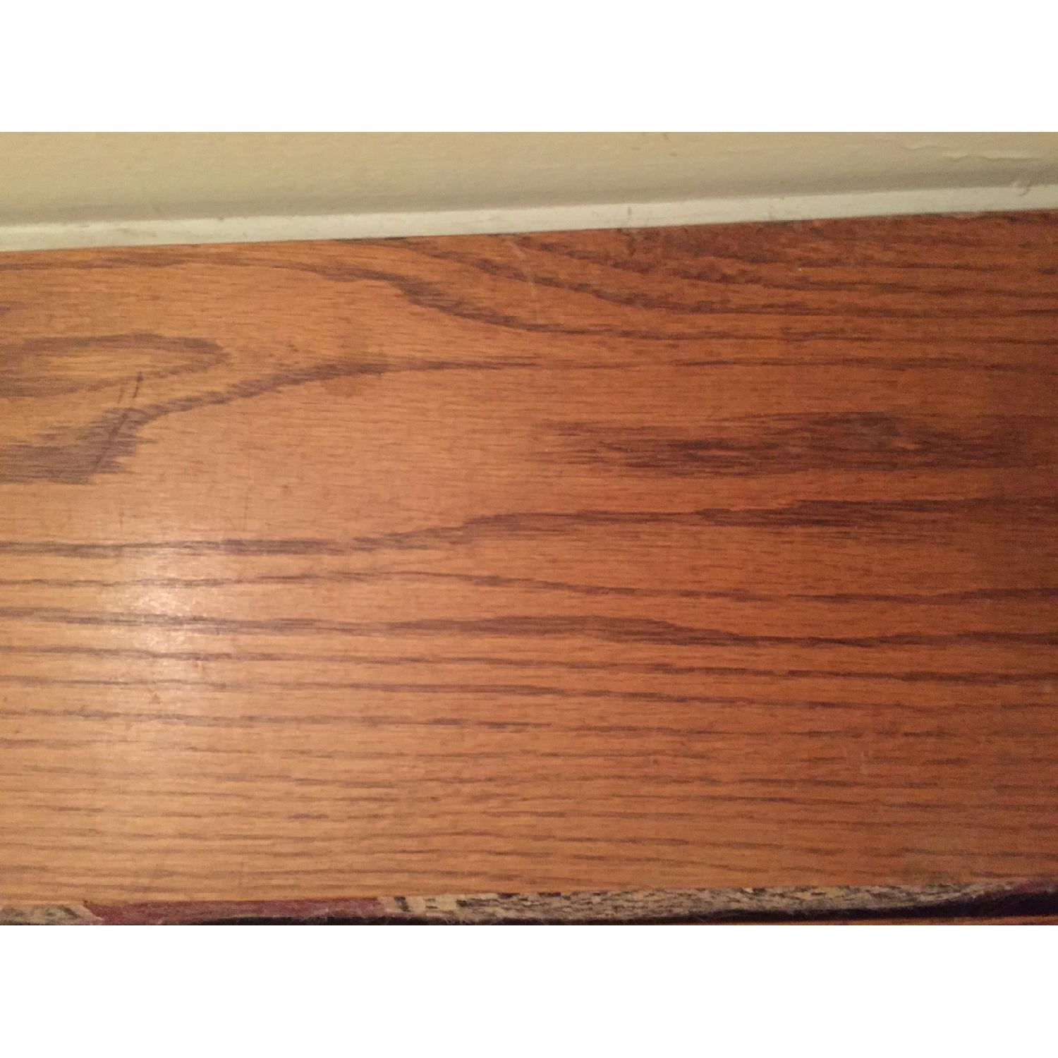 Antique 1950's Oak Wood Architects Drafting Table - image-3