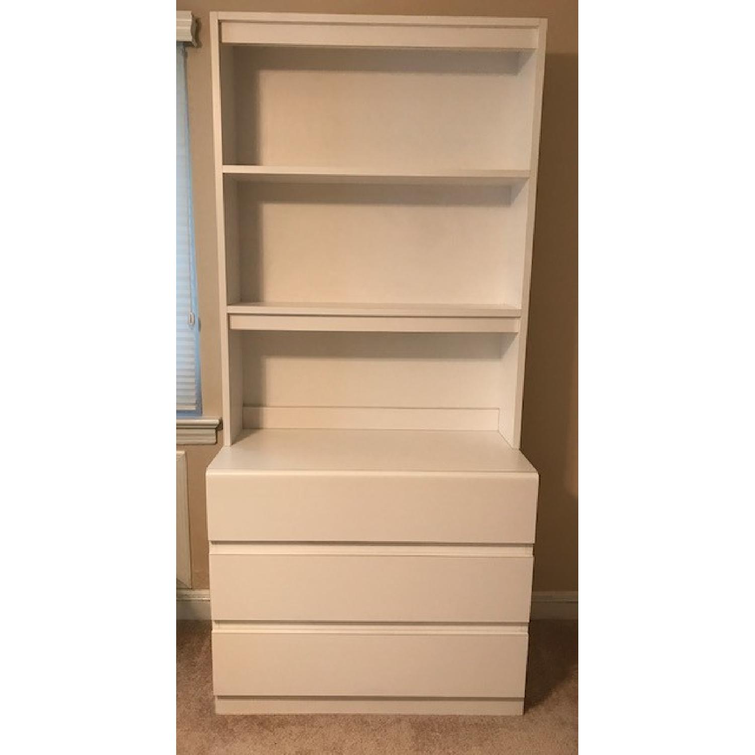 Rooms Plus 3 Drawer Formica Chest & Hutch - image-1